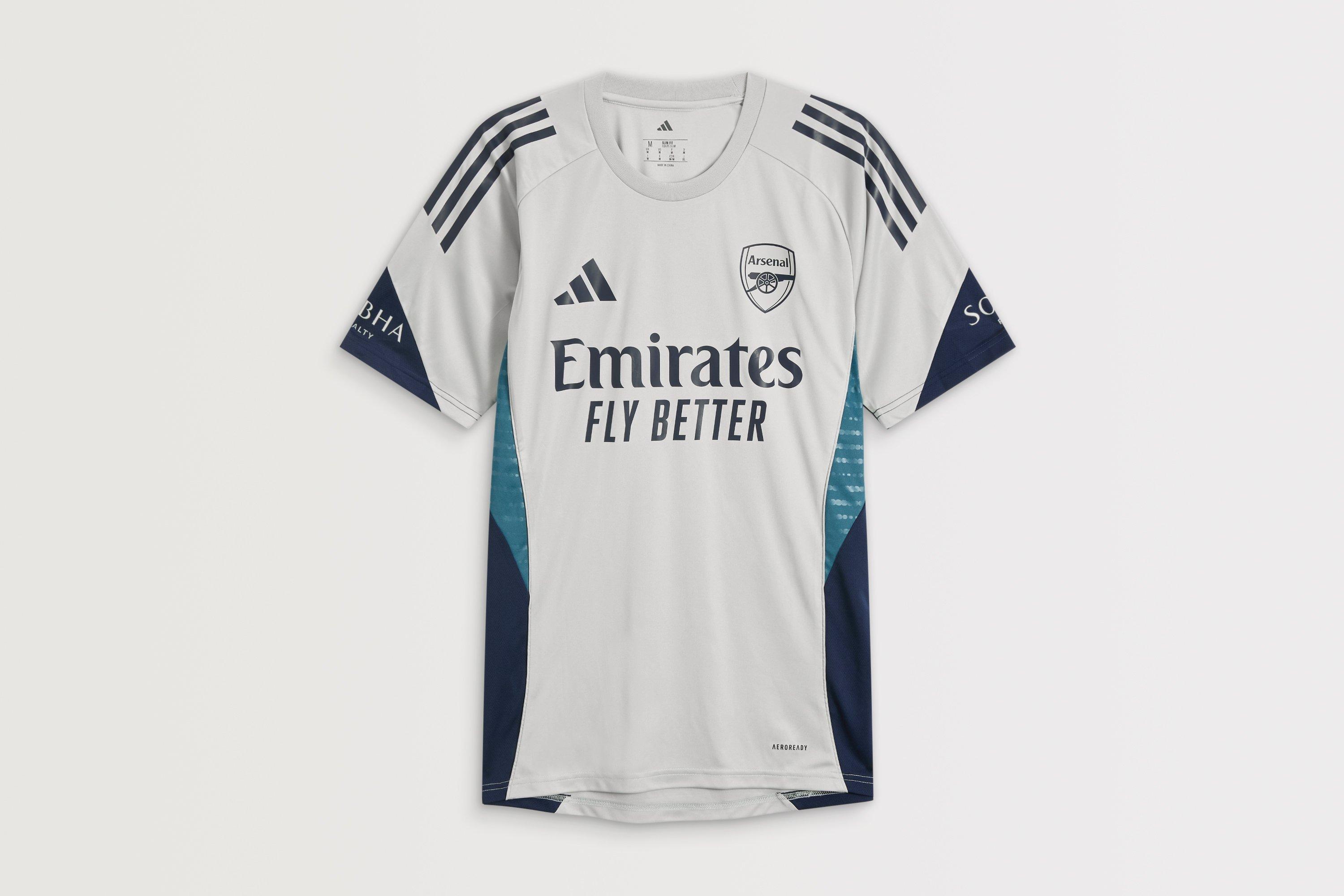 Arsenal adidas 25/26 Grey Training Shirt | Official Online Store