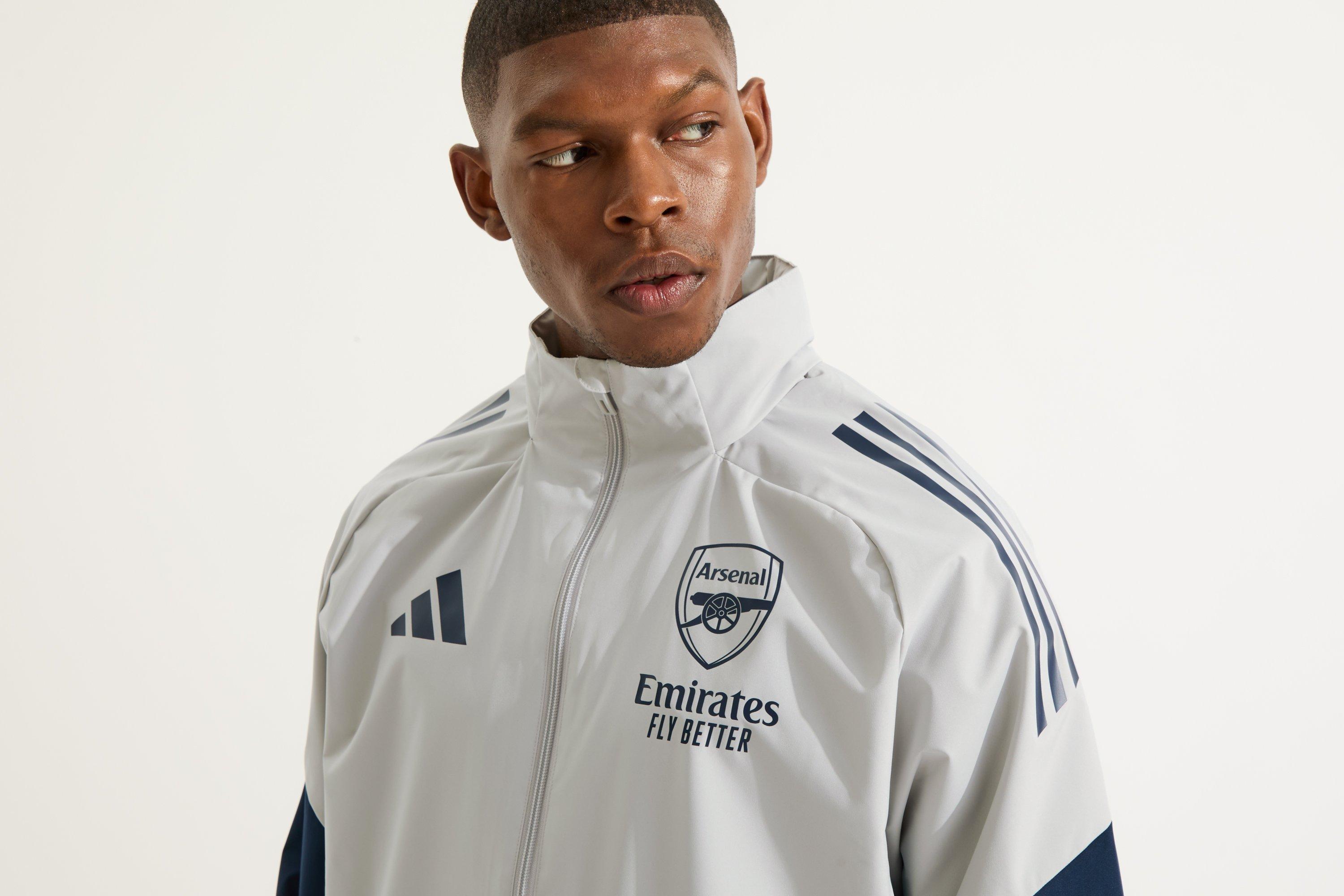 2526シーズンアーセナルですジャケット グレー M Arsenal adidas 25/26 Grey All Weather Jacket | Official Online Store