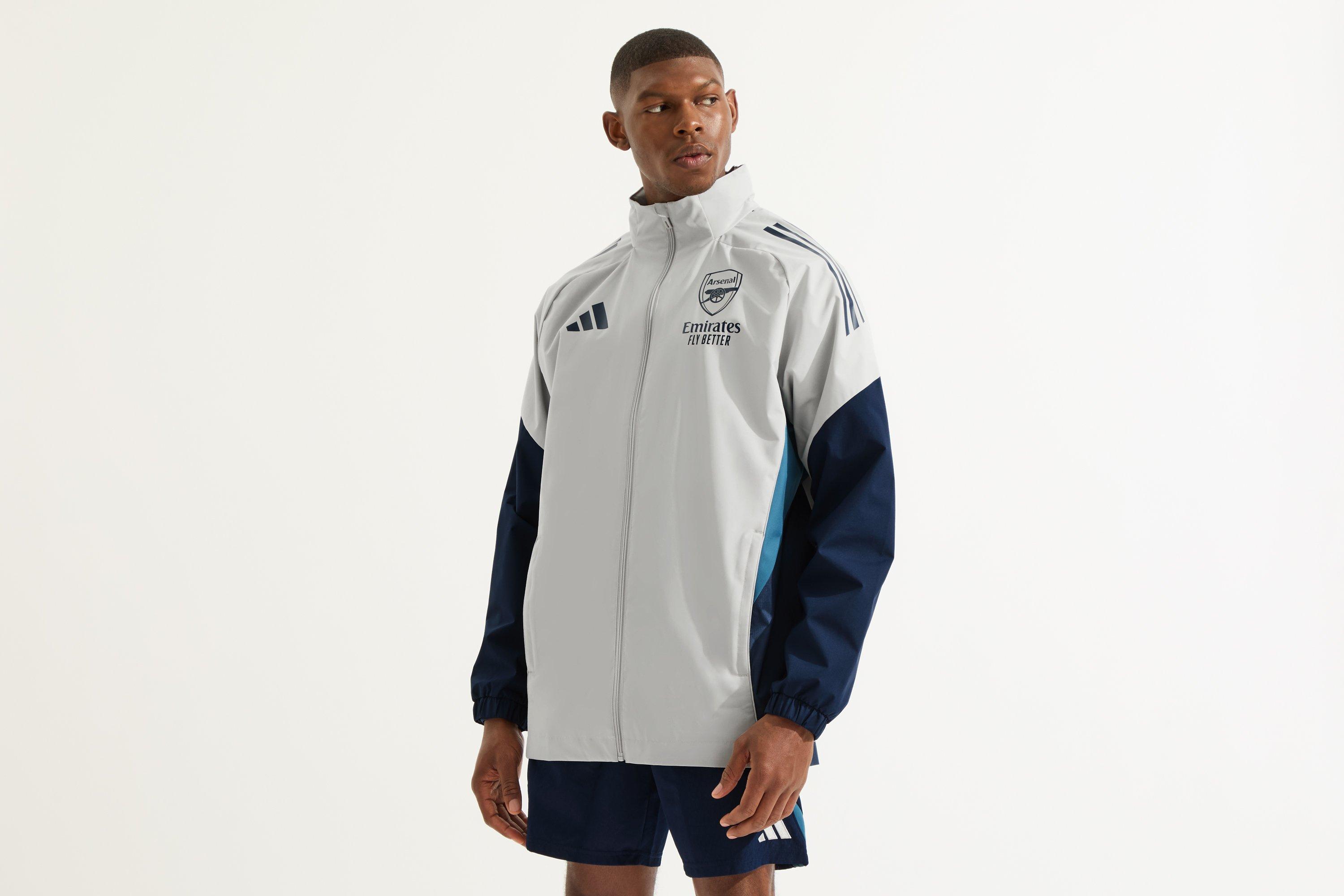Arsenal adidas 25/26 Grey All Weather Jacket | Official Online Store