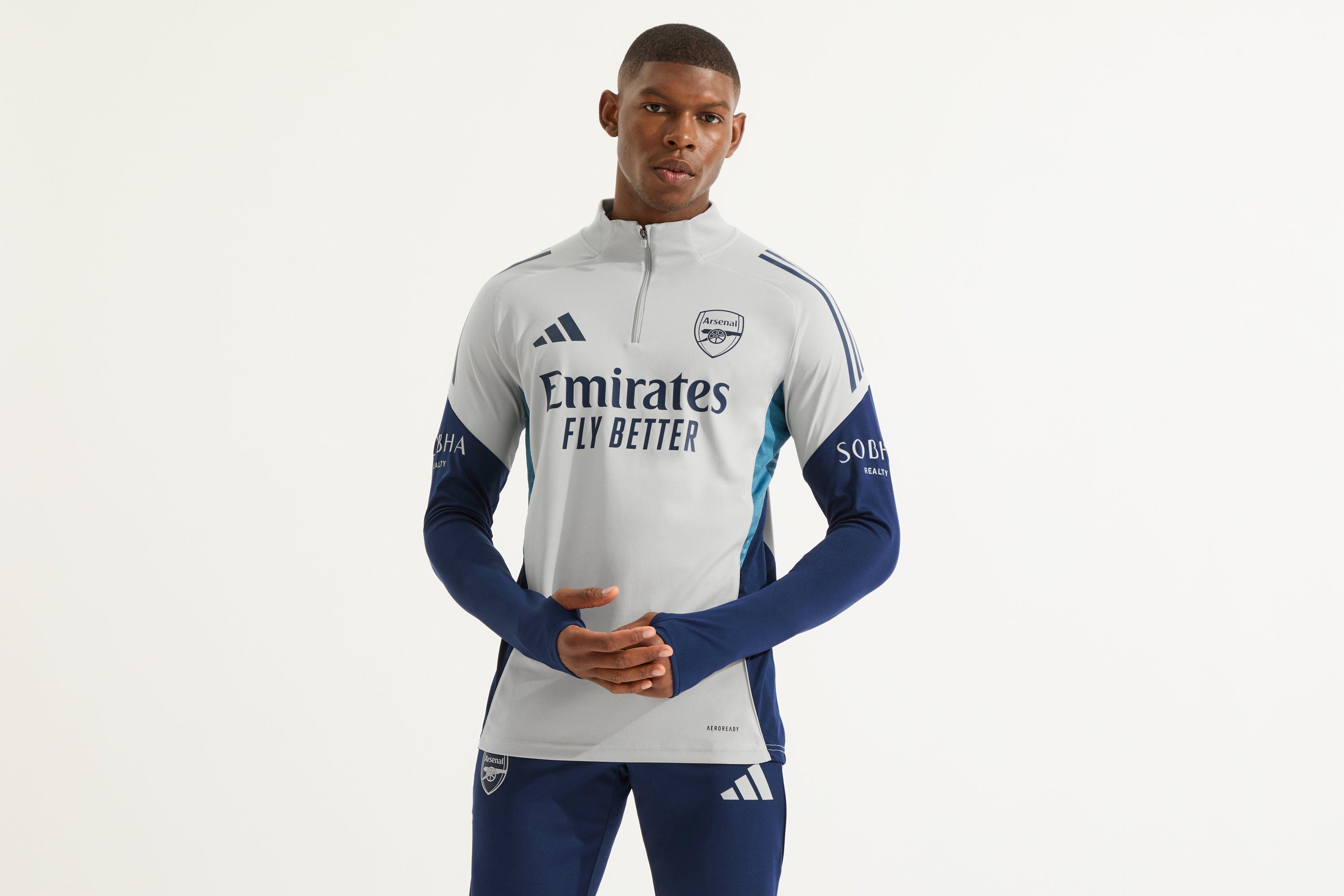 Arsenal adidas 25/26 Grey 1/4 Zip Training Top | Official Online Store