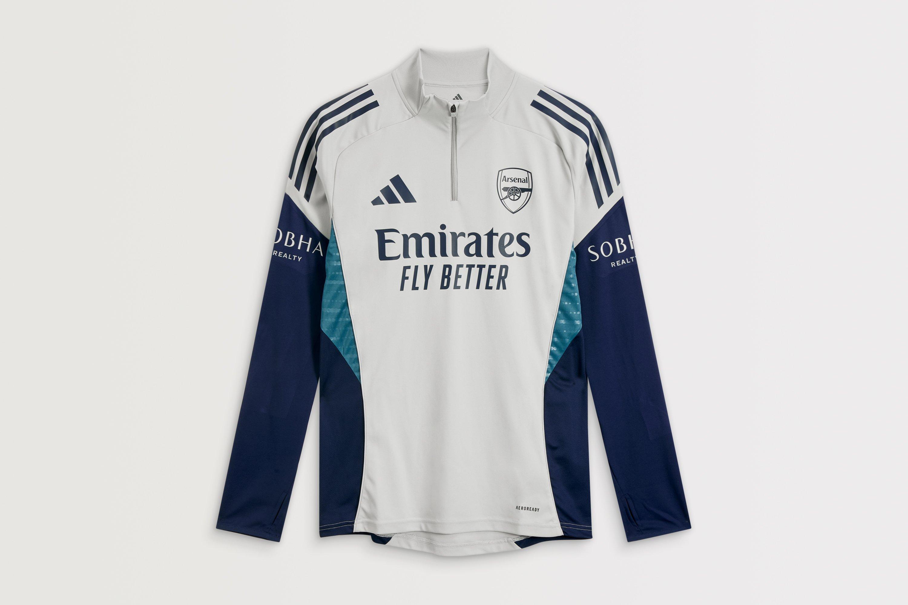 Arsenal adidas 25/26 Grey 1/4 Zip Training Top | Official Online Store