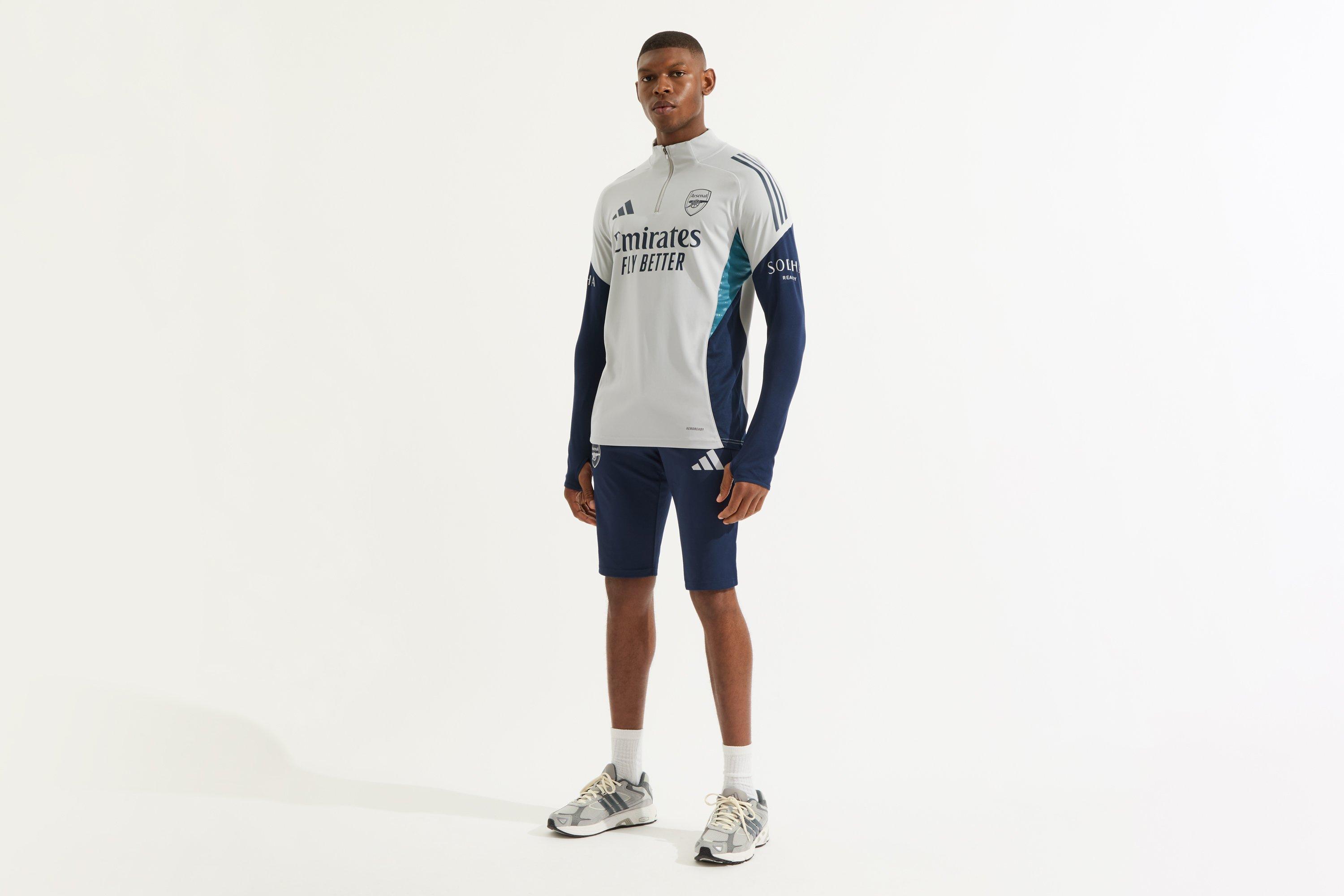 Arsenal adidas 25/26 Grey 1/4 Zip Training Top | Official Online Store