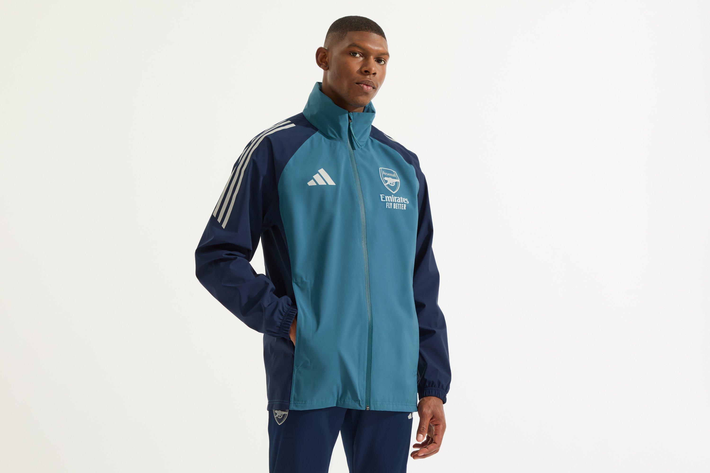 Arsenal adidas 25/26 Navy Rain Jacket | Official Online Store