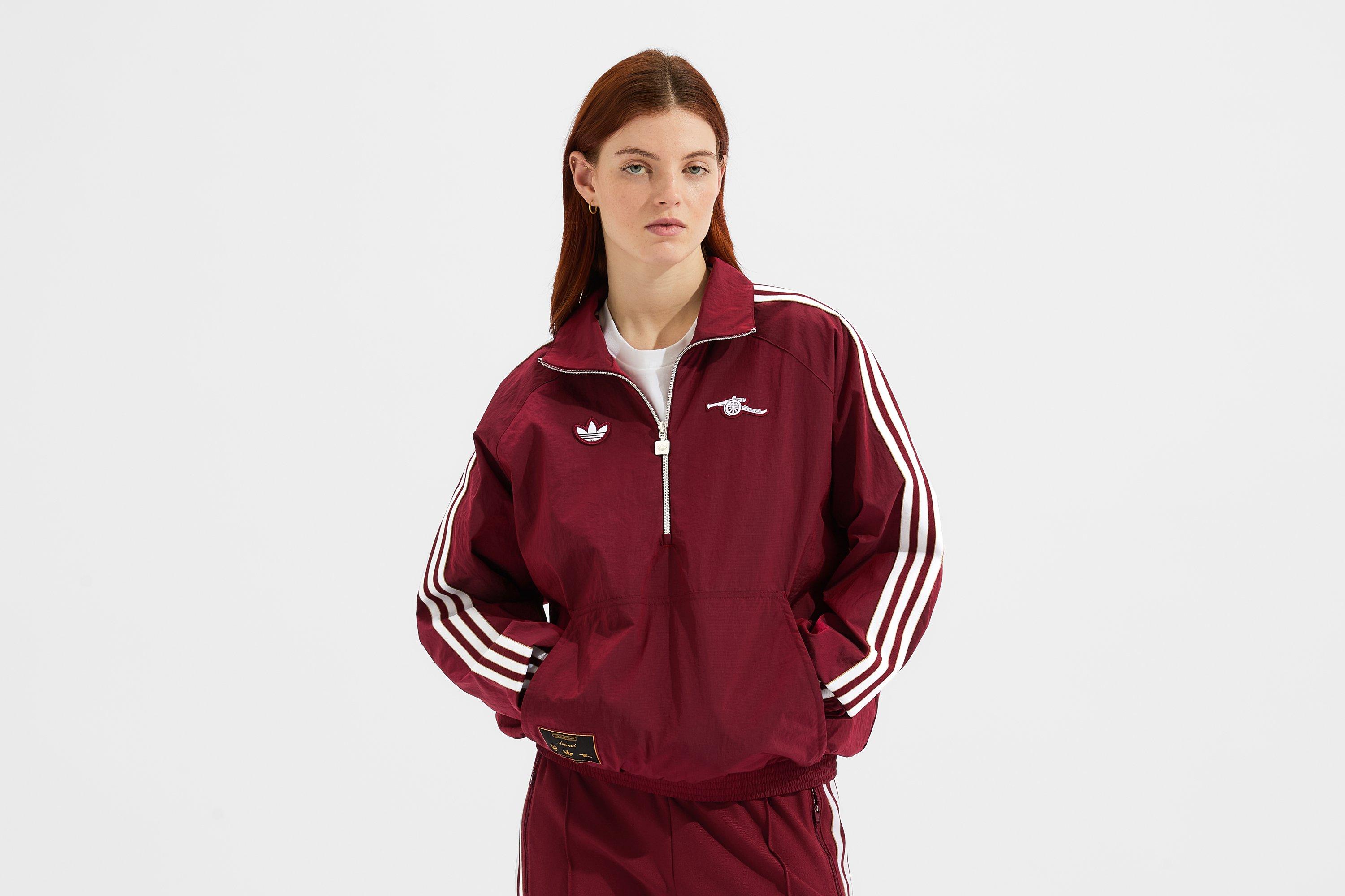 Arsenal adidas 25/26 Terrace Icons Half Zip Jacket | Official