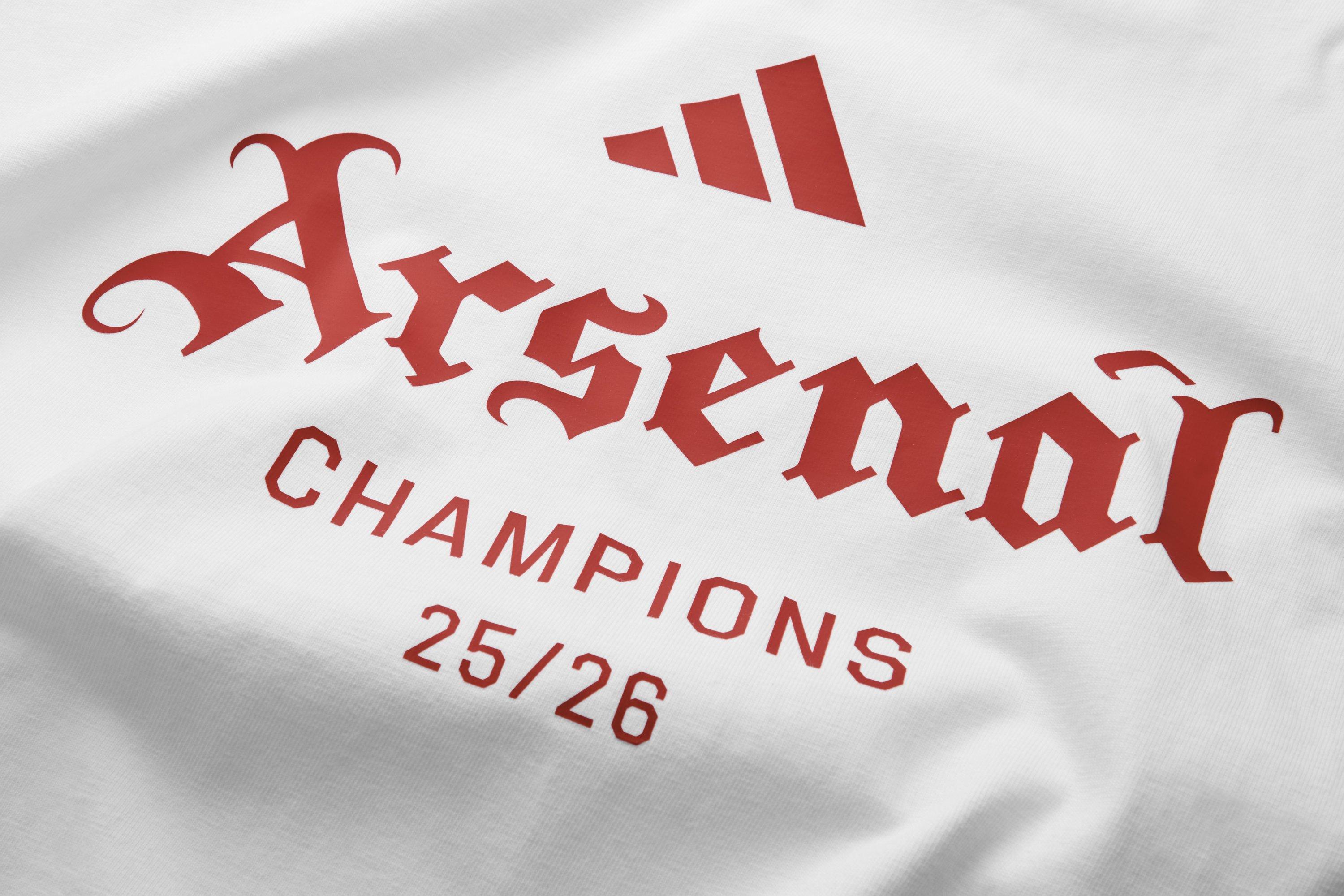 Arsenal adidas 25/26 Winners T-Shirt | Official Online Store