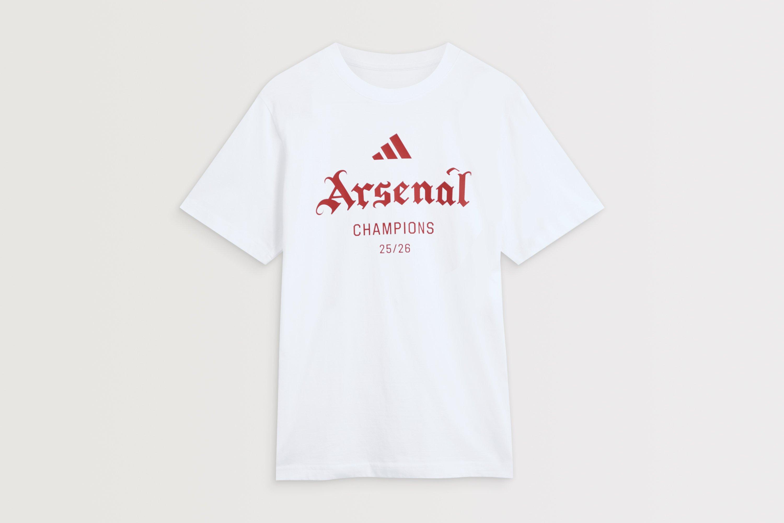 Arsenal adidas 25/26 Winners T-Shirt | Official Online Store