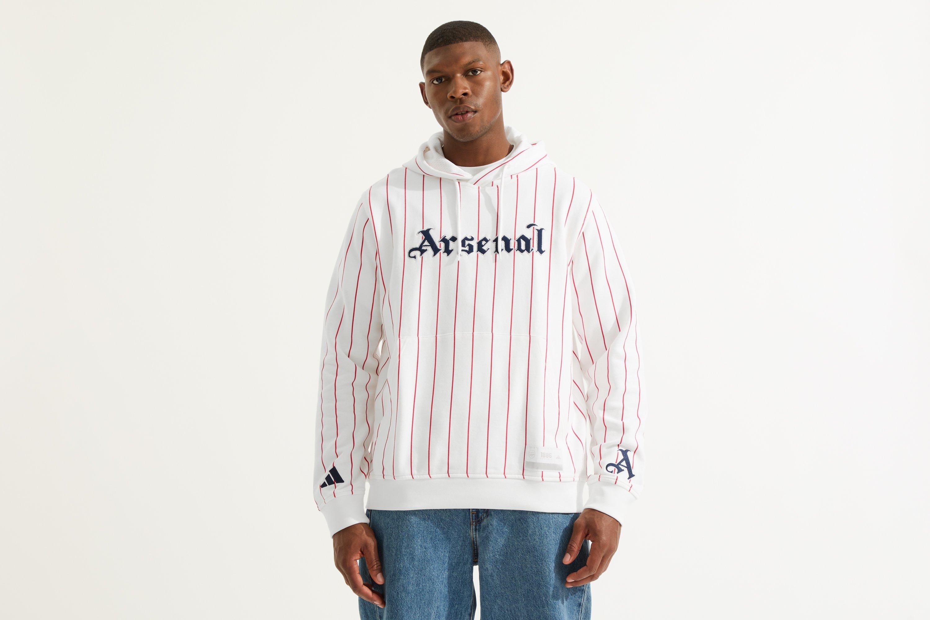 Arsenal adidas 25/26 White US Hoodie | Official Online Store