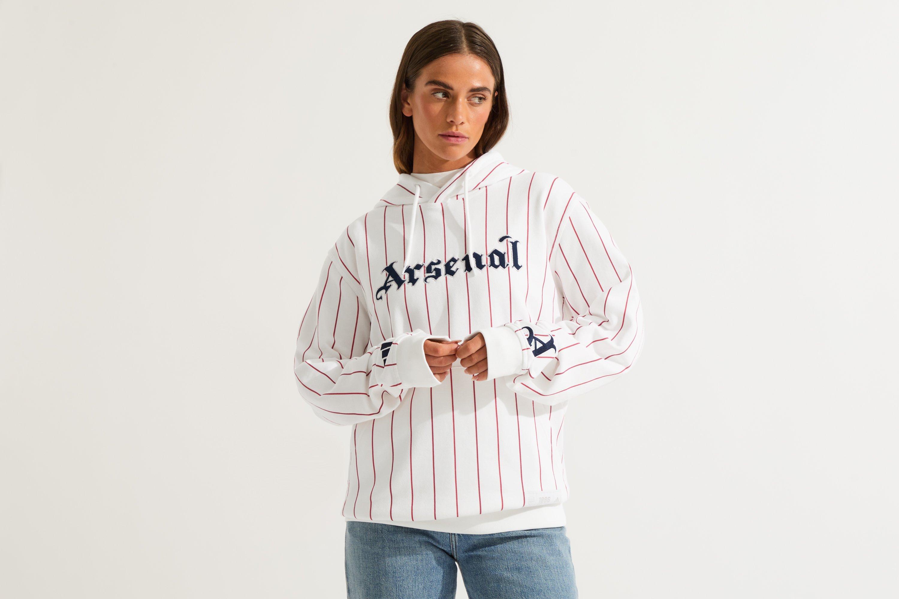 Arsenal adidas 25/26 White US Hoodie | Official Online Store