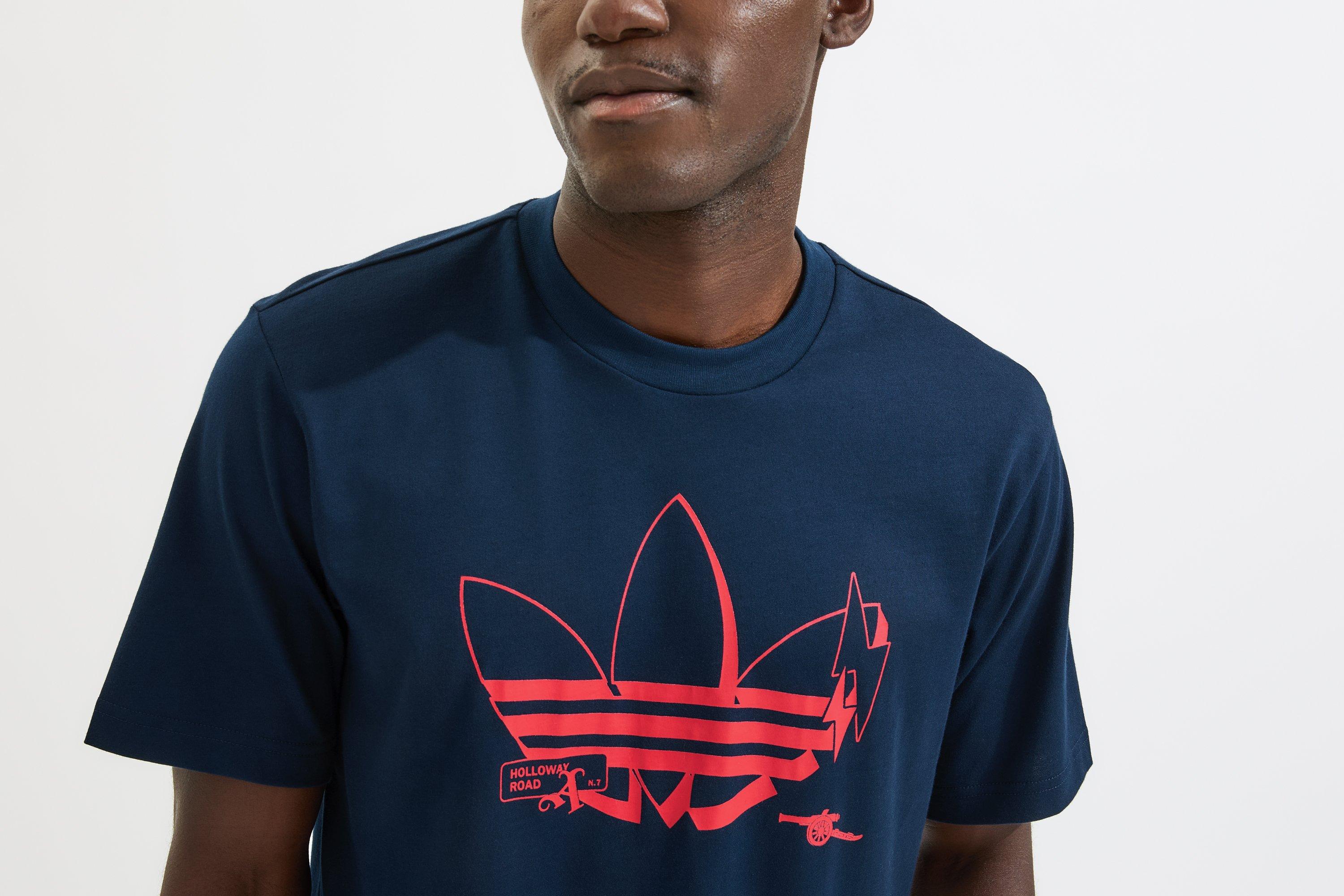 Arsenal adidas 25/26 Navy Graphic T-Shirt | Official Online Store