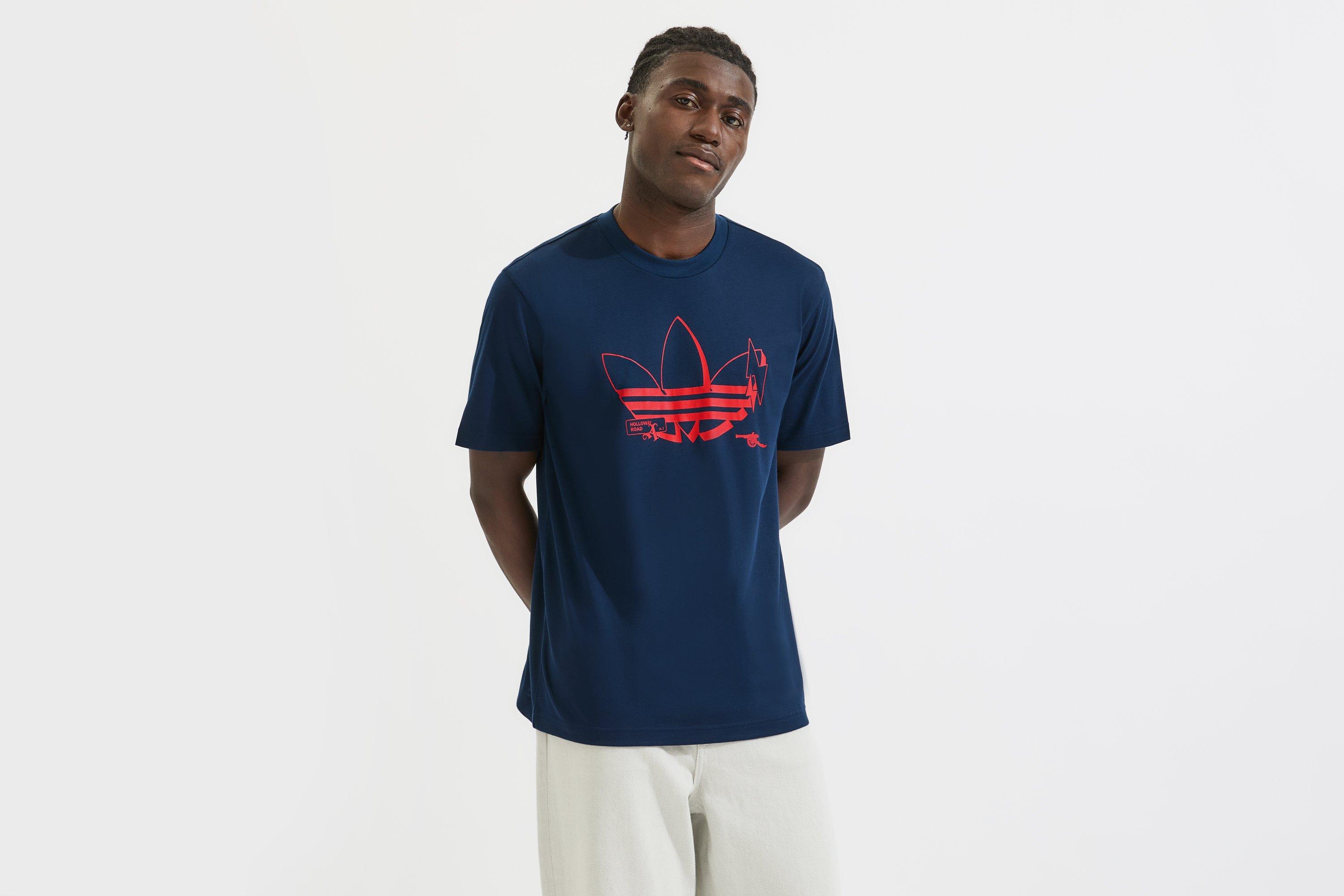 Arsenal adidas 25/26 Navy Graphic T-Shirt | Official Online Store