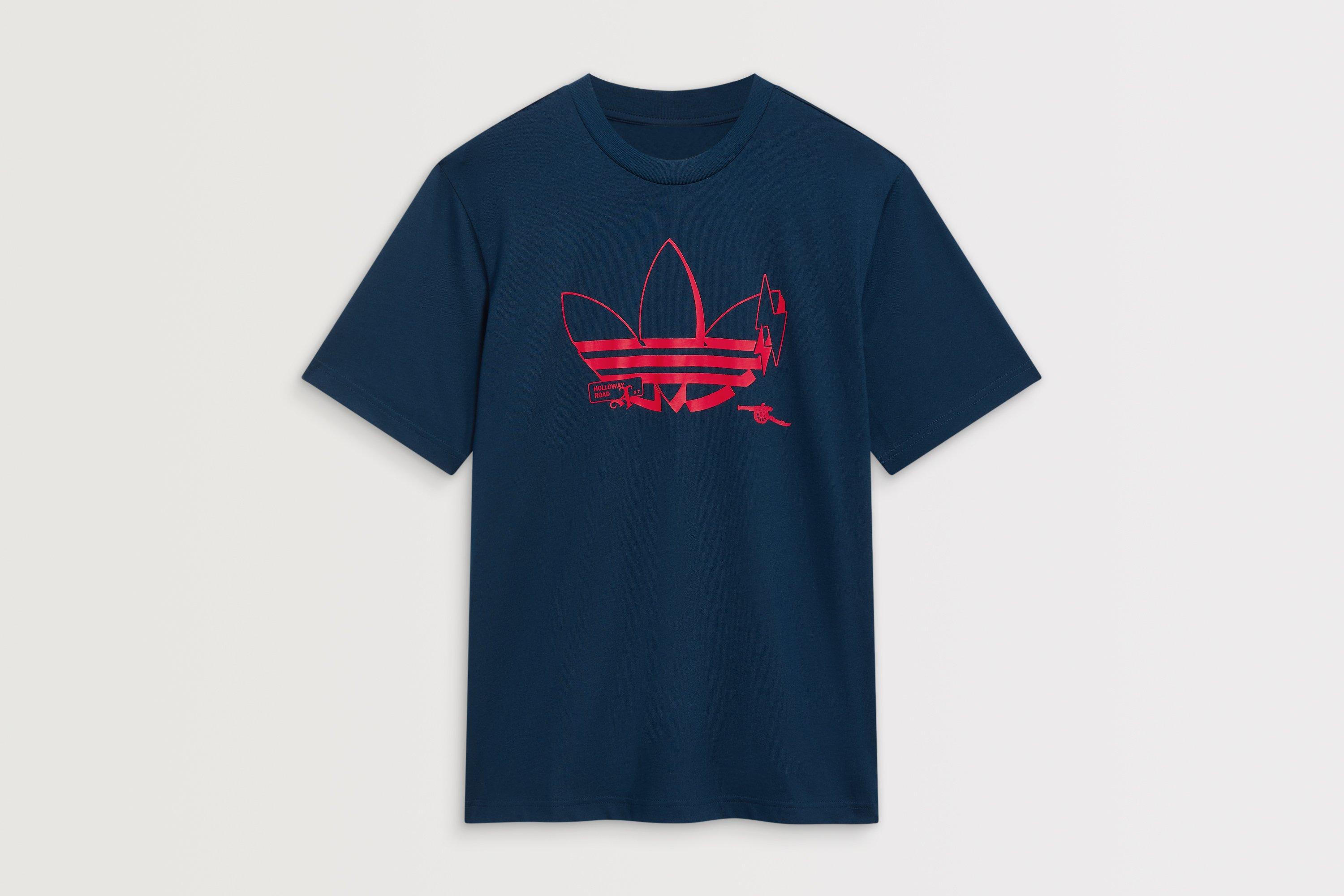 Arsenal adidas 25/26 Navy Graphic T-Shirt | Official Online Store