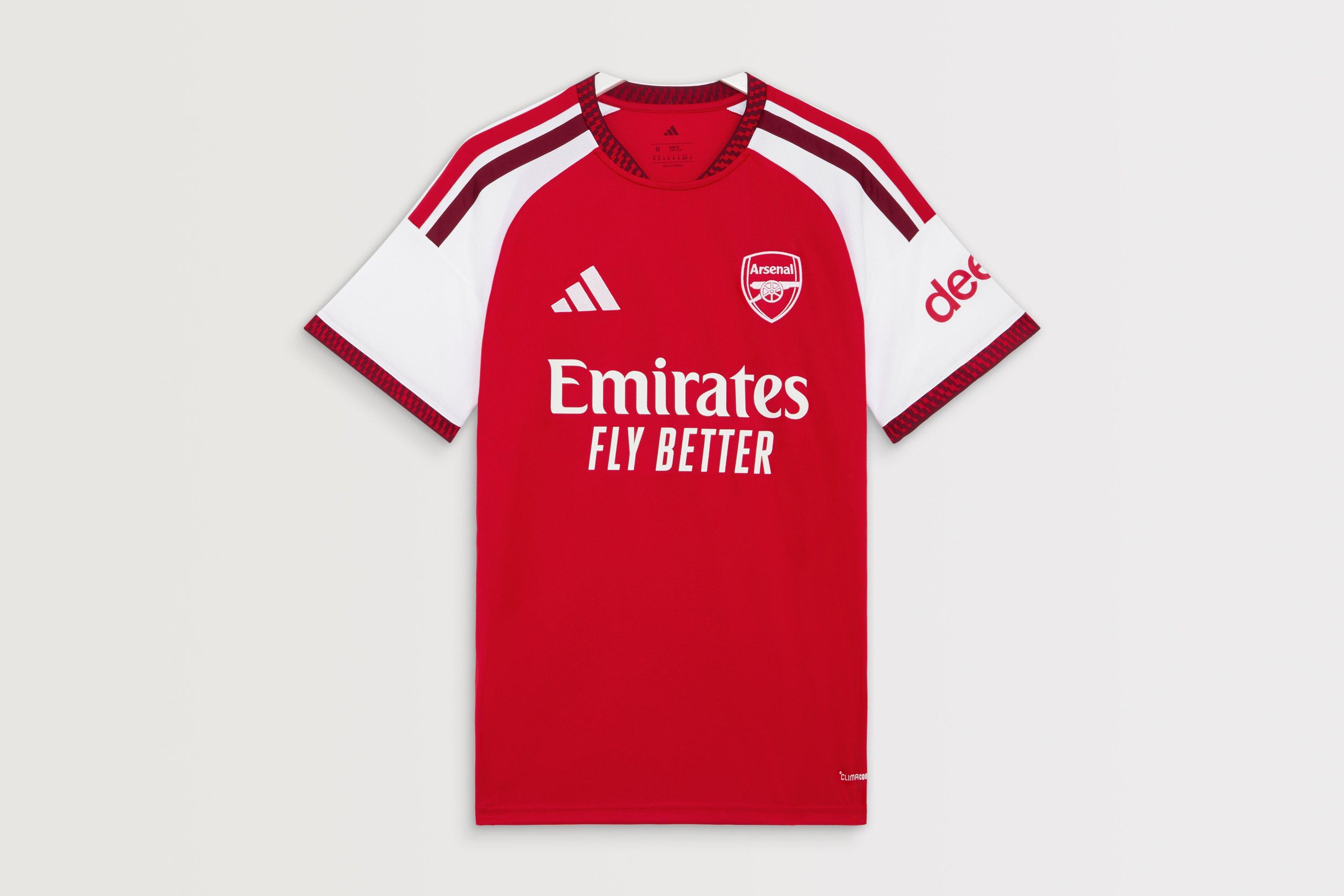 Arsenal adidas Premier League Champions Home Shirt | Official