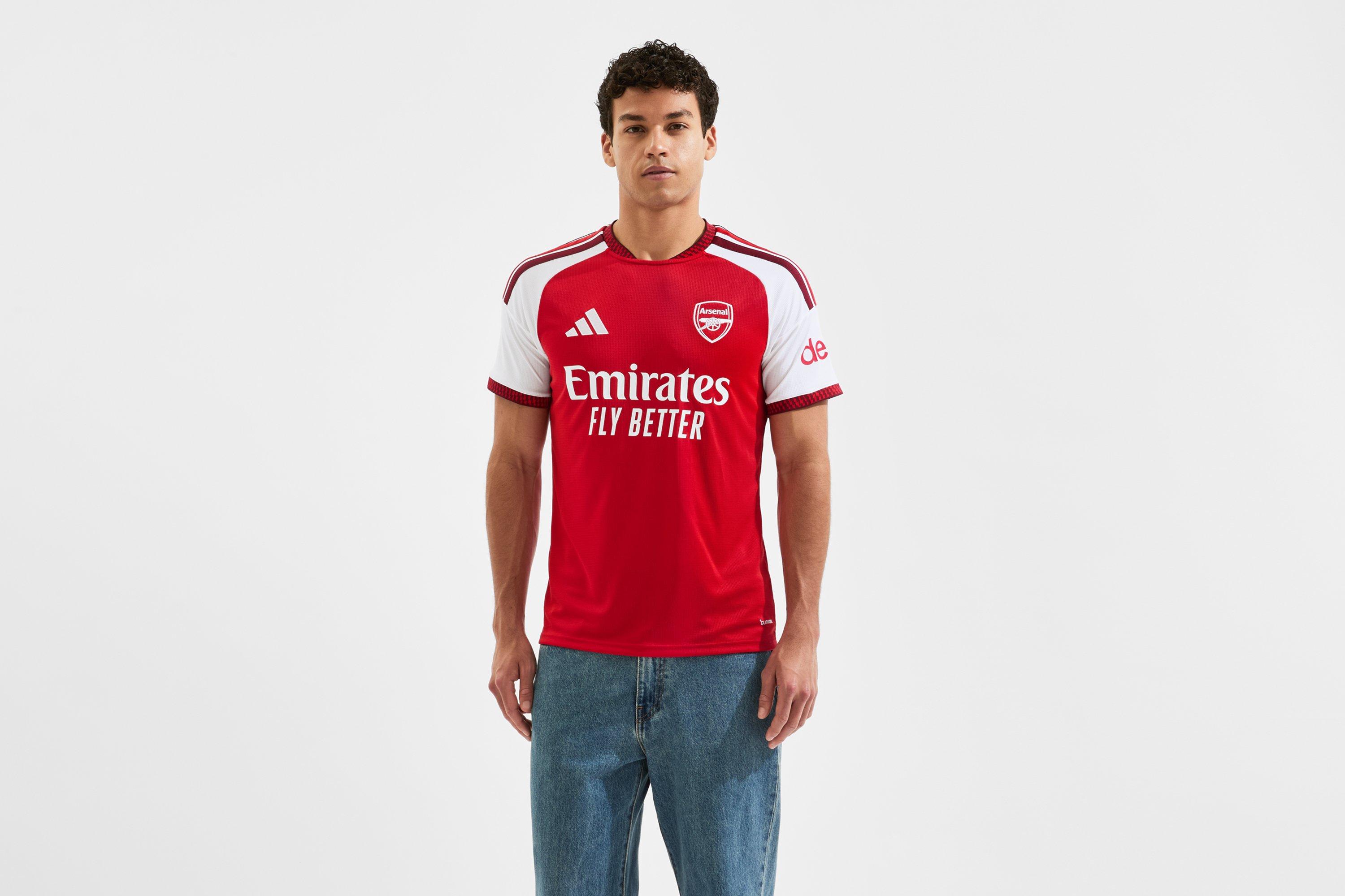 Arsenal adidas Premier League Champions Home Shirt | Official