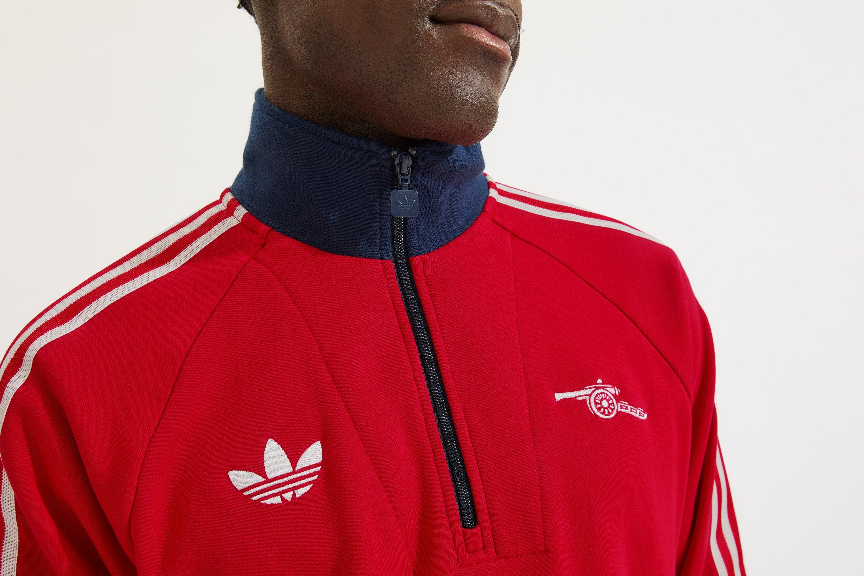 アーセナル 25/26 ハーフジップ Arsenal adidas 25/26 Originals Half Zip Top | Official Online Store