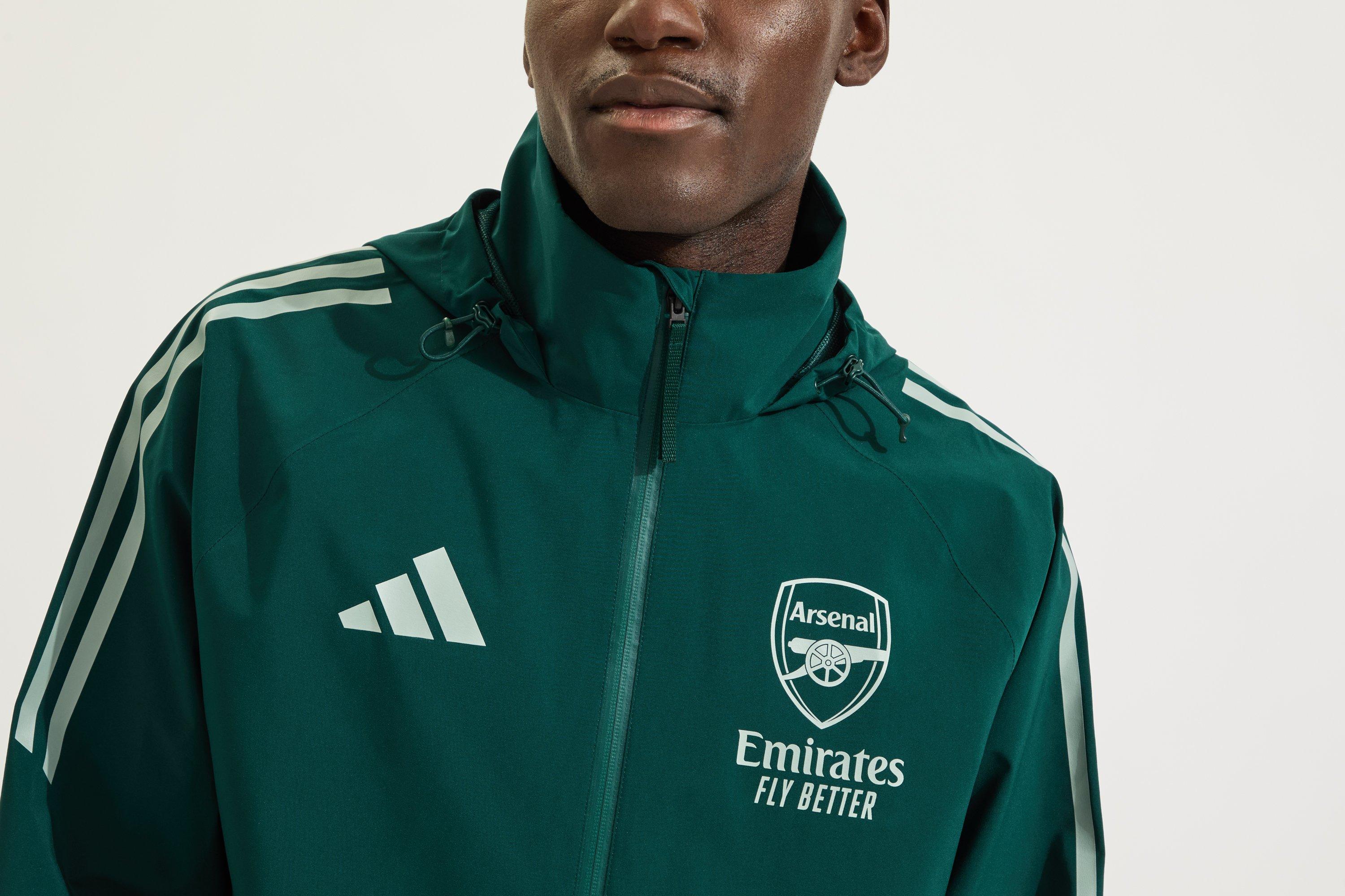 Arsenal adidas 25/26 Rain Jacket | Official Online Store