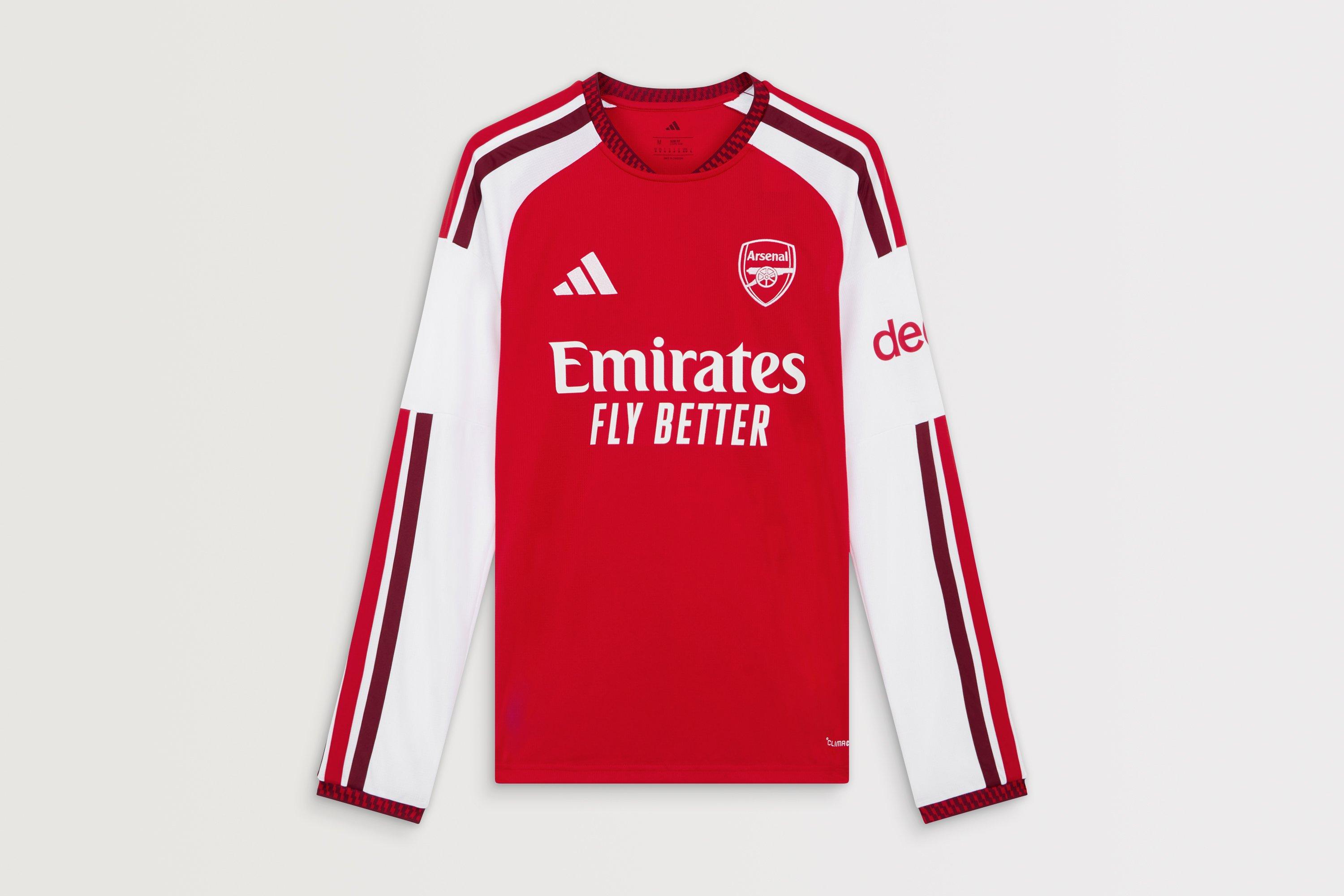 Arsenal adidas 26/27 Home Long Sleeved Shirt | Official Online Store