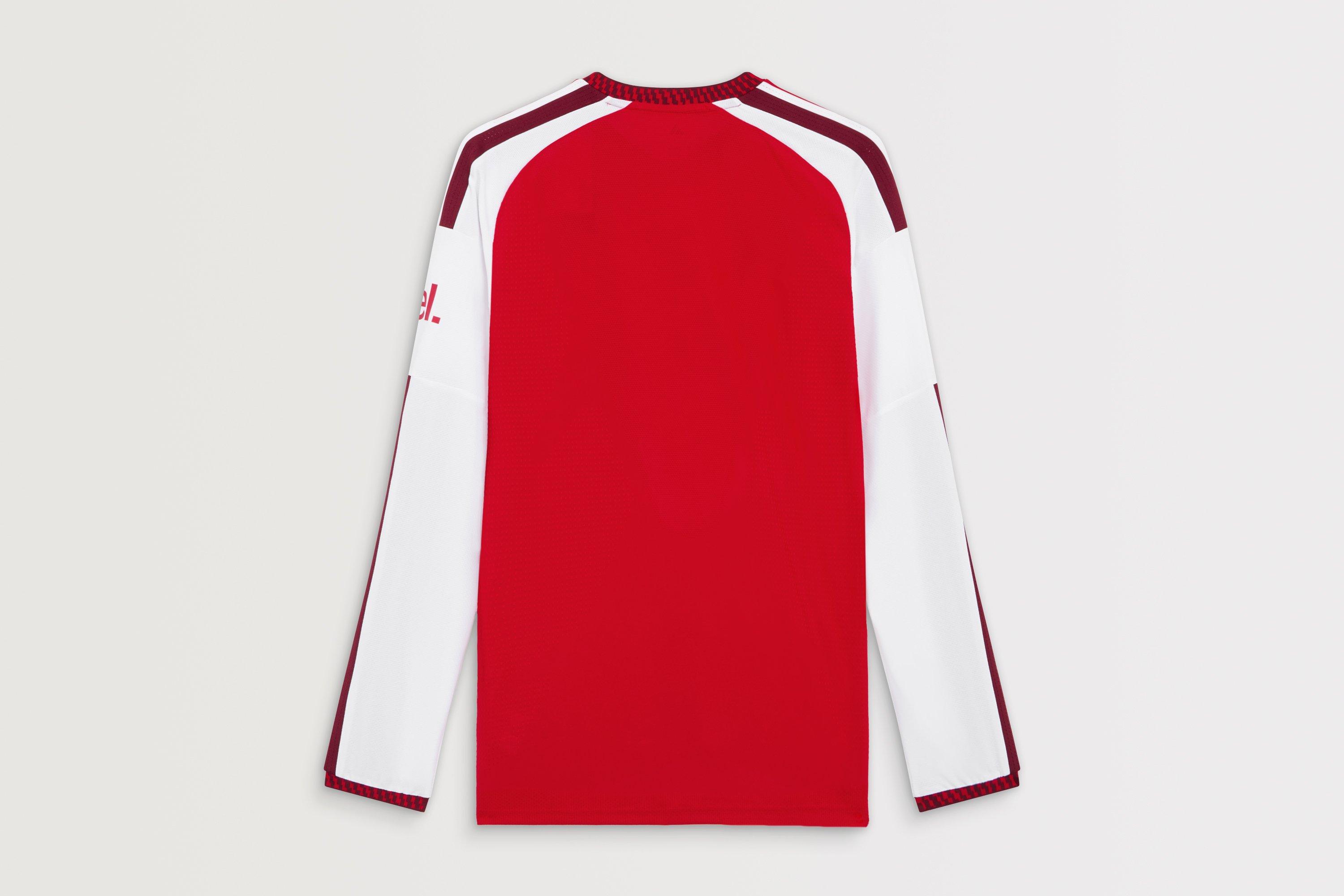 Arsenal adidas 26/27 Authentic Home Long Sleeved Shirt | Official