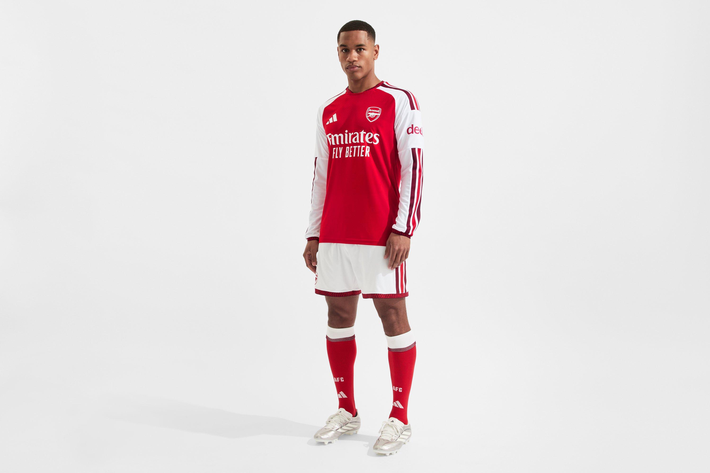 Arsenal adidas 26/27 Authentic Home Long Sleeved Shirt | Official
