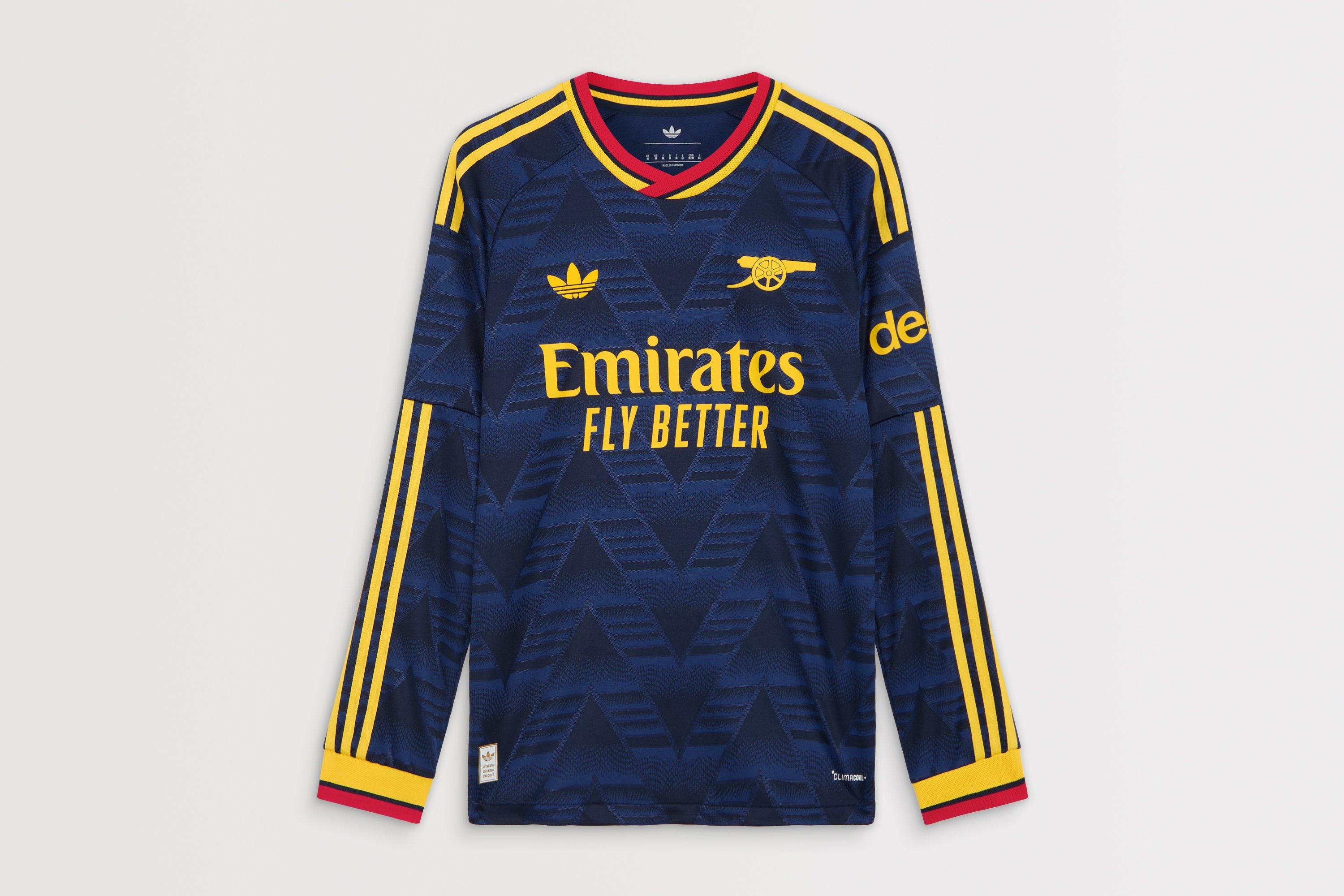 Arsenal adidas 26/27 Authentic Away Long Sleeved Shirt | Official