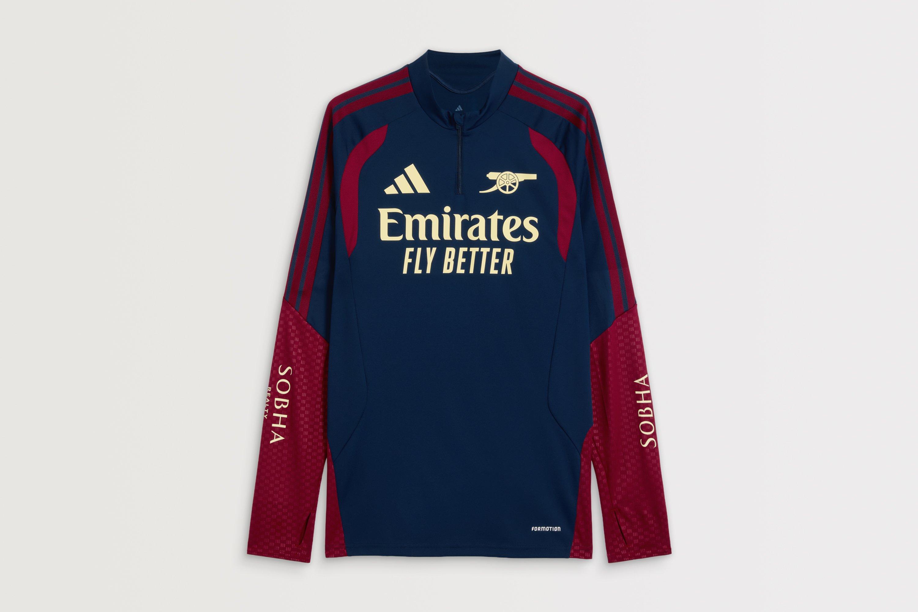 Arsenal adidas 26/27 European Training 1/4 Zip Top | Official