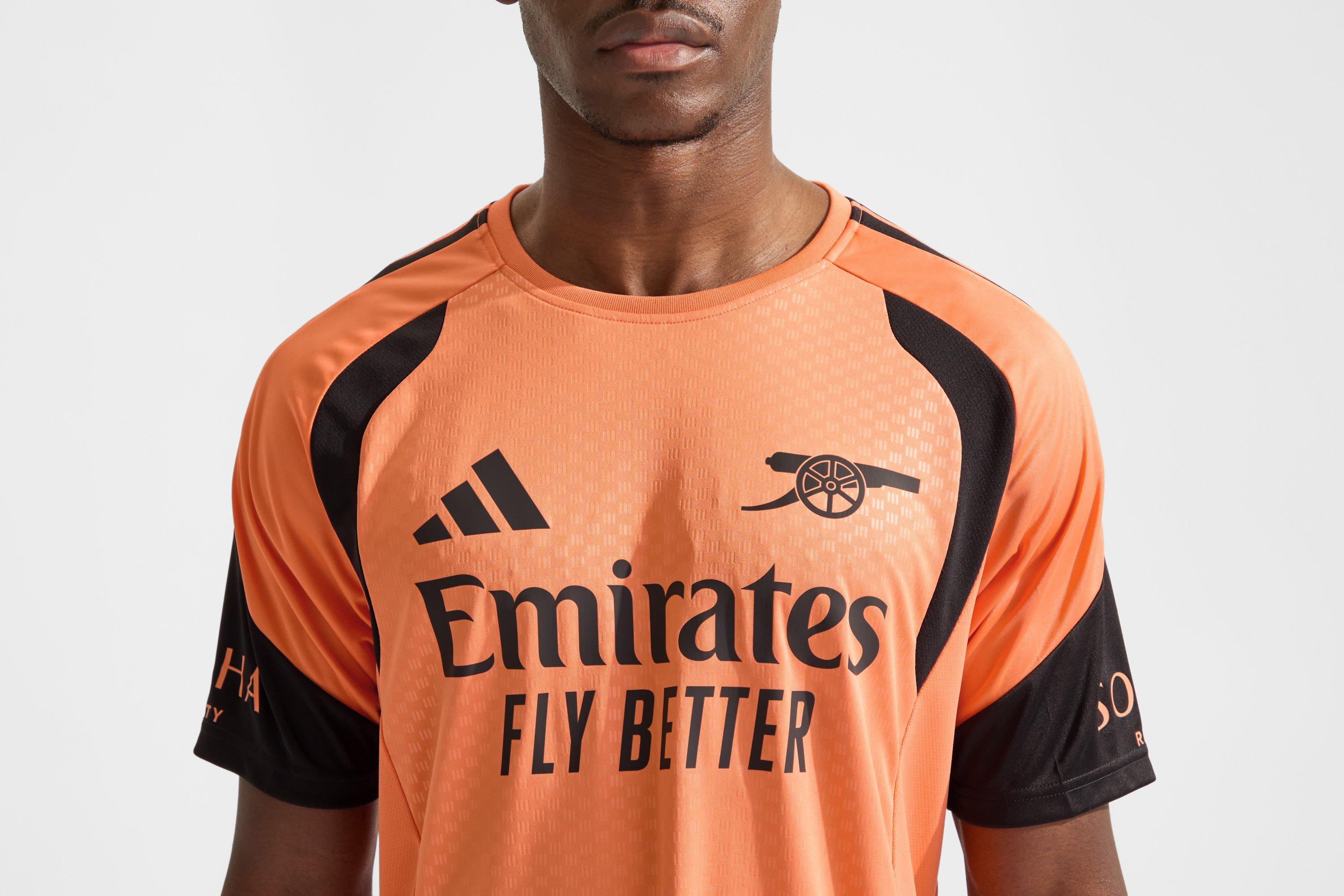Arsenal adidas 26/27 Orange Training Shirt | Official Online Store