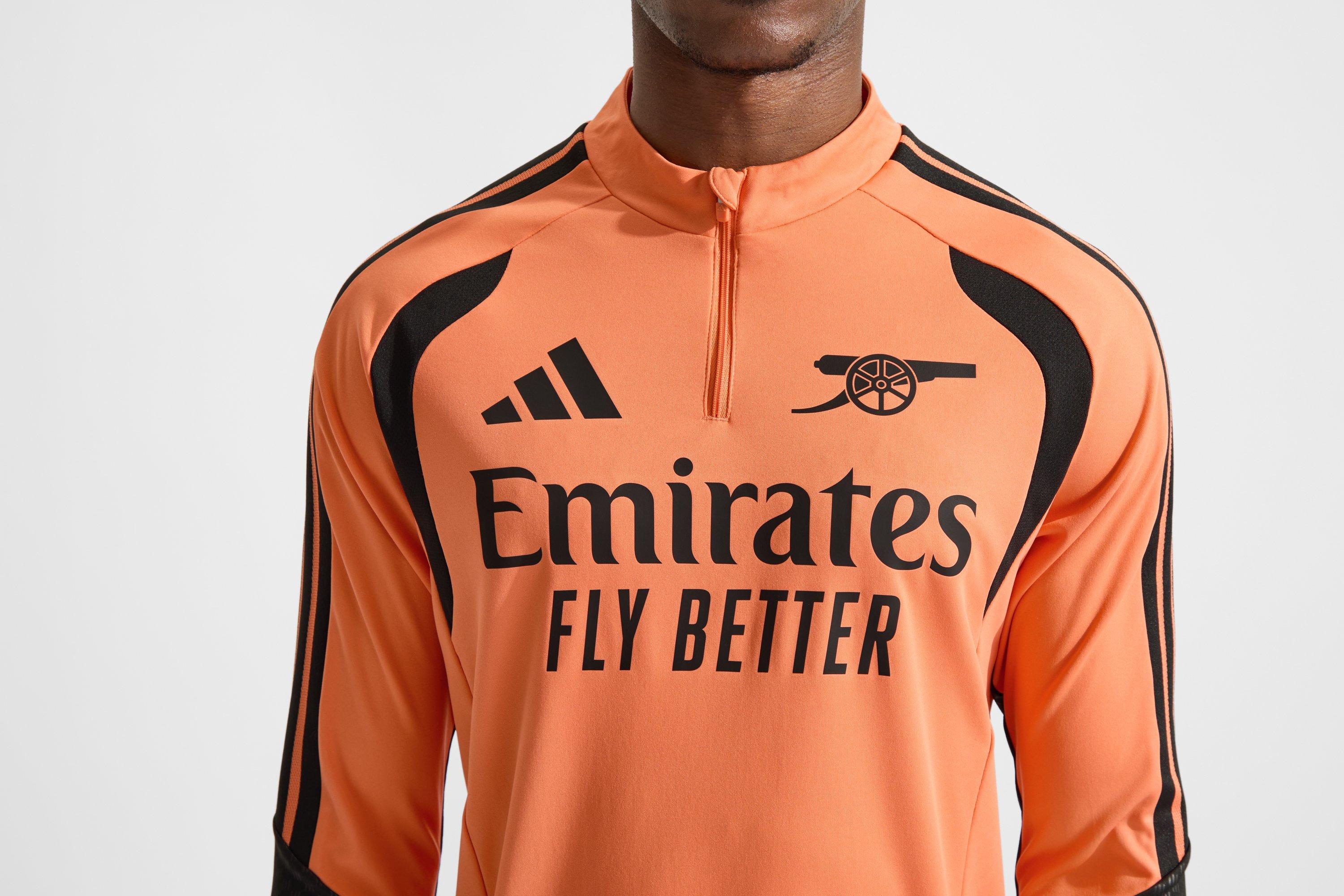 Arsenal adidas 26/27 Orange 1/4 Zip Training Top | Official Online