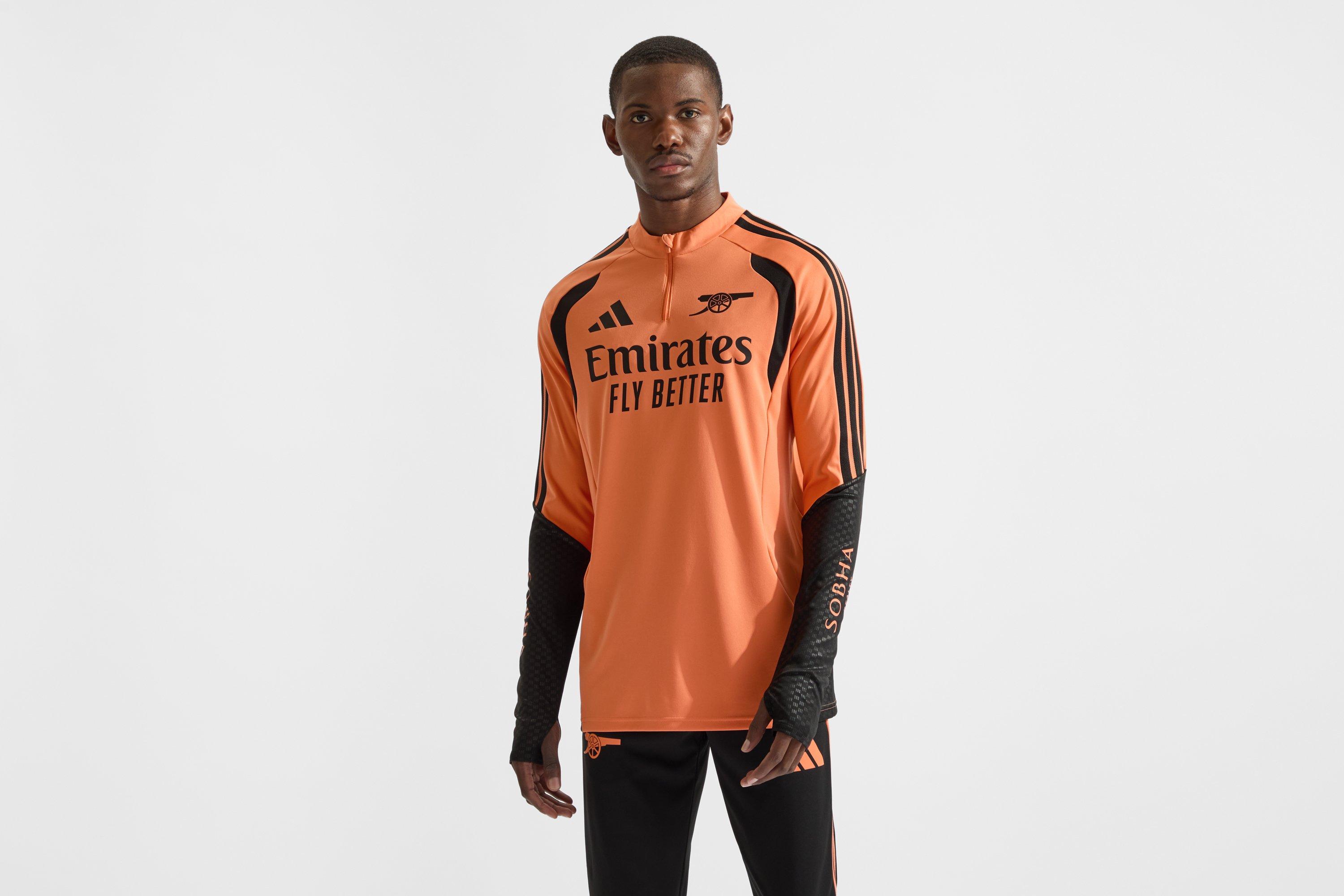 Arsenal adidas 26/27 Orange 1/4 Zip Training Top | Official Online