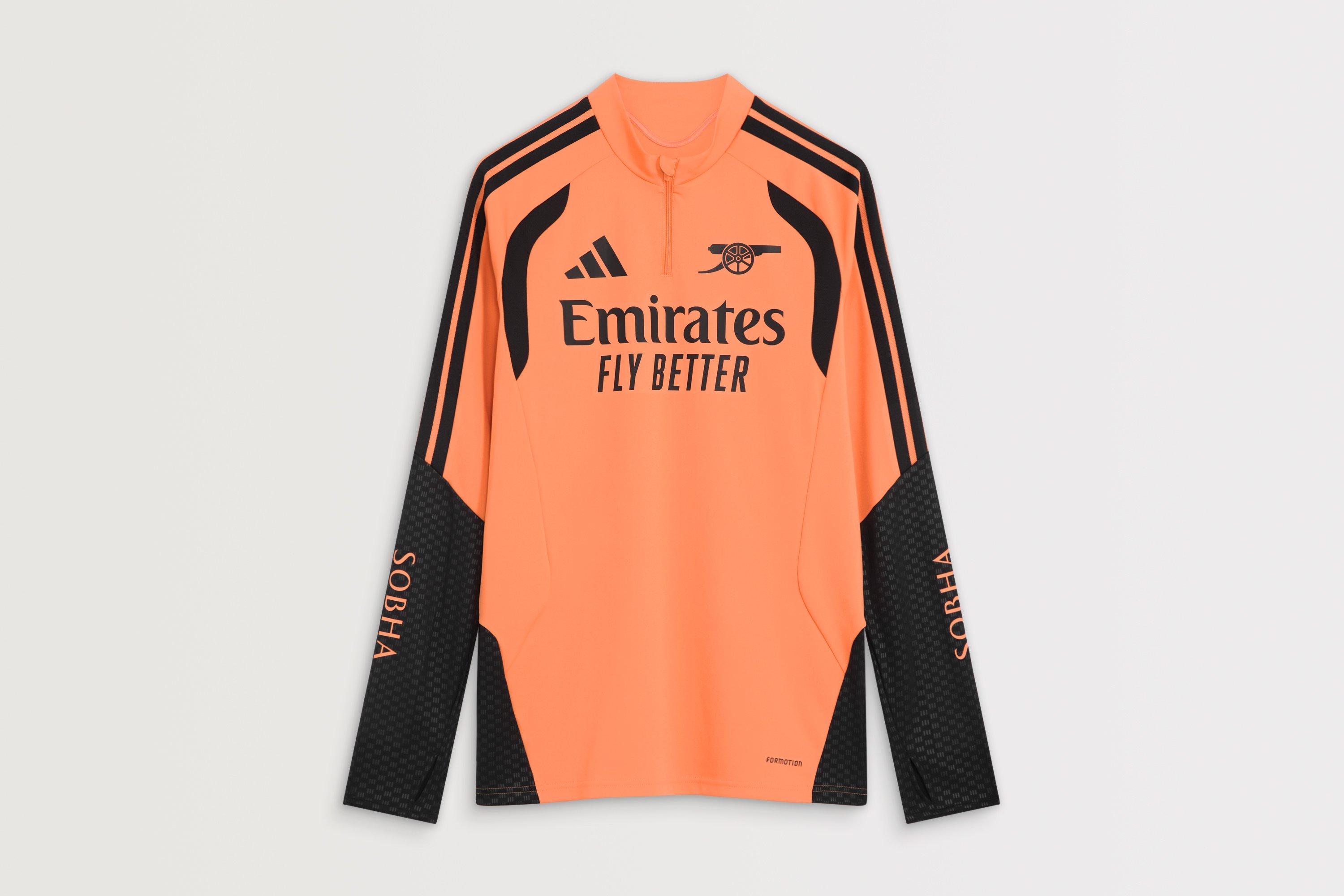 Arsenal adidas 26/27 Orange 1/4 Zip Training Top | Official Online