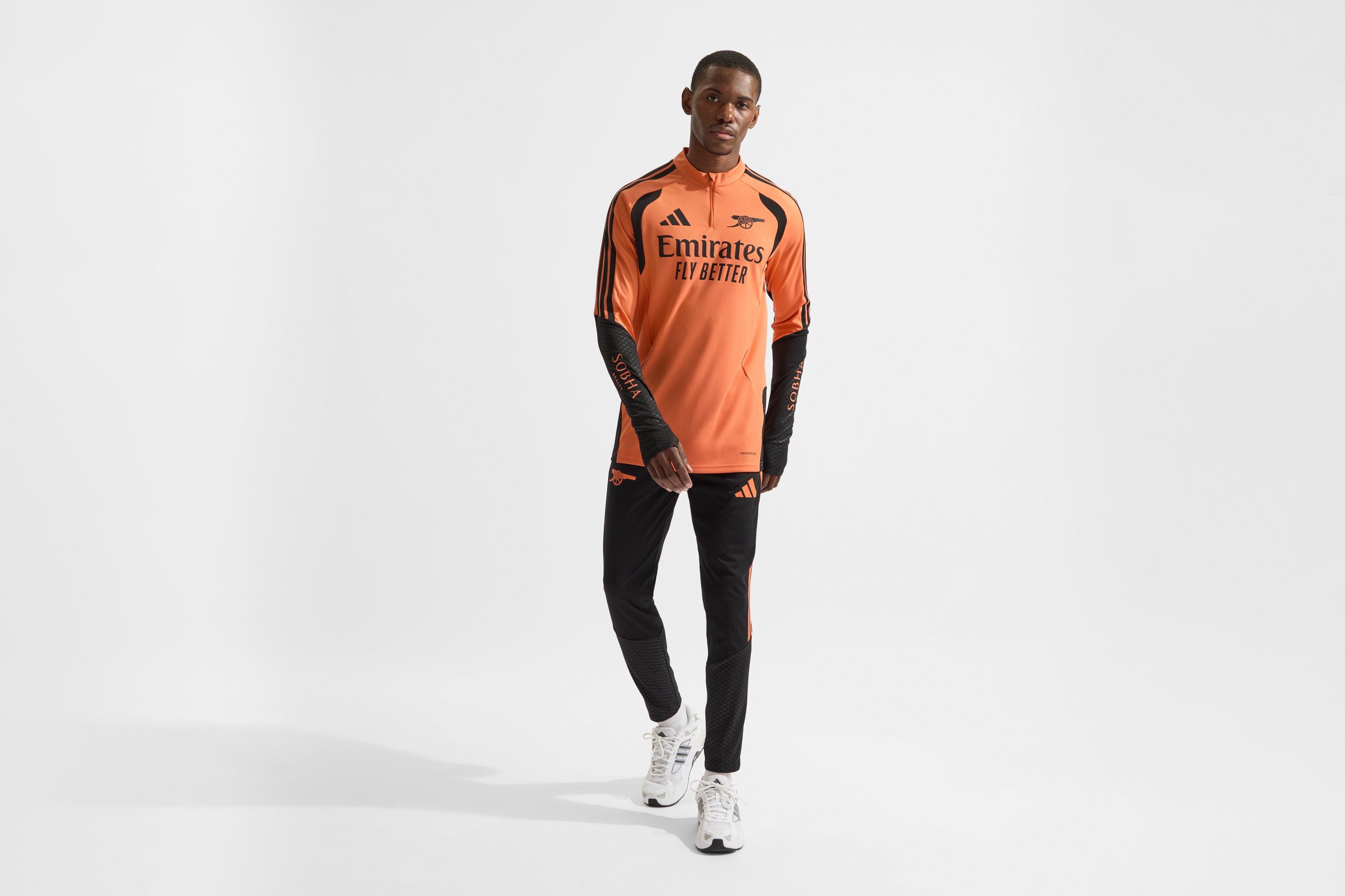 Arsenal adidas 26/27 Orange 1/4 Zip Training Top | Official Online