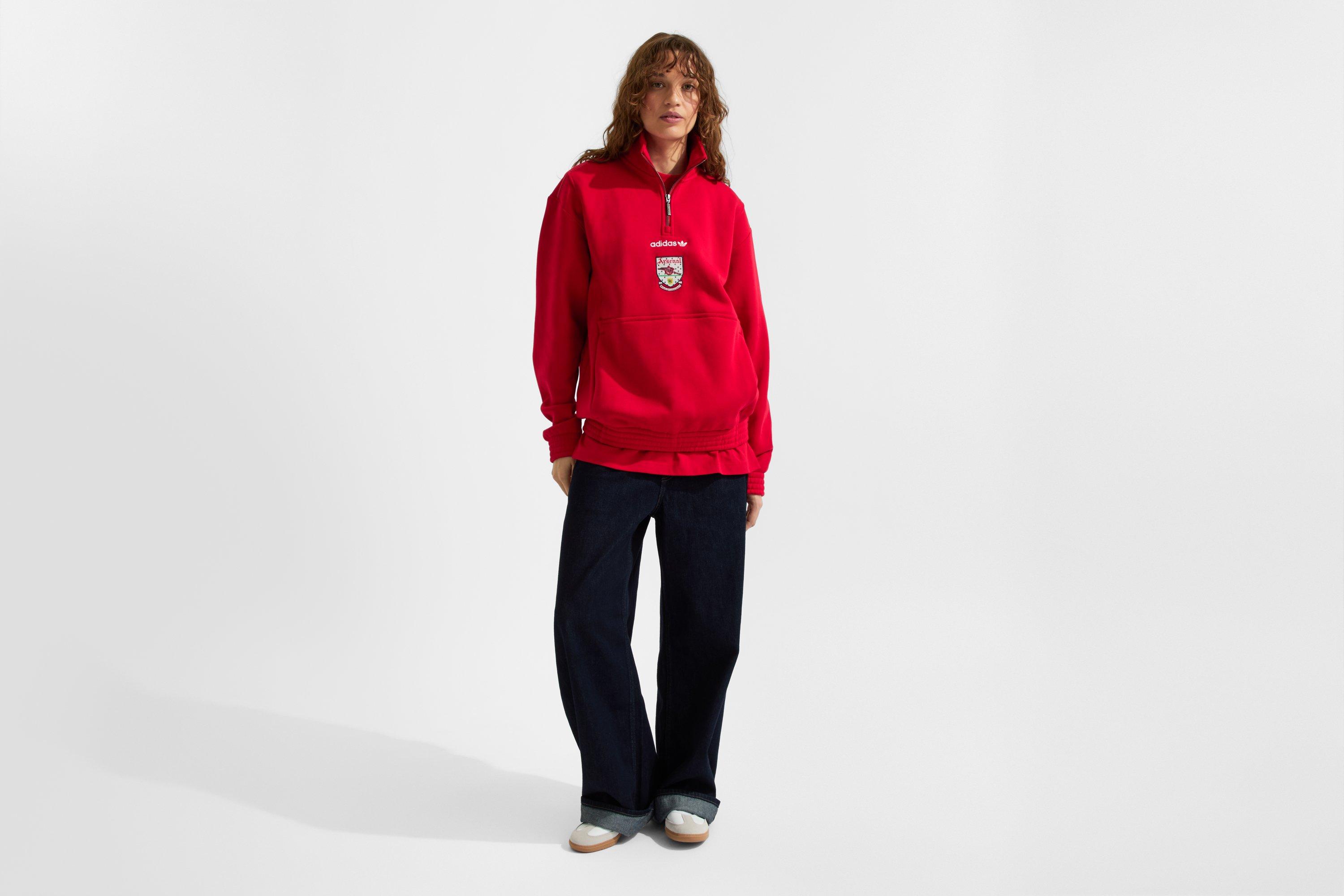 Arsenal adidas 26/27 EQT Half Zip Top | Official Online Store