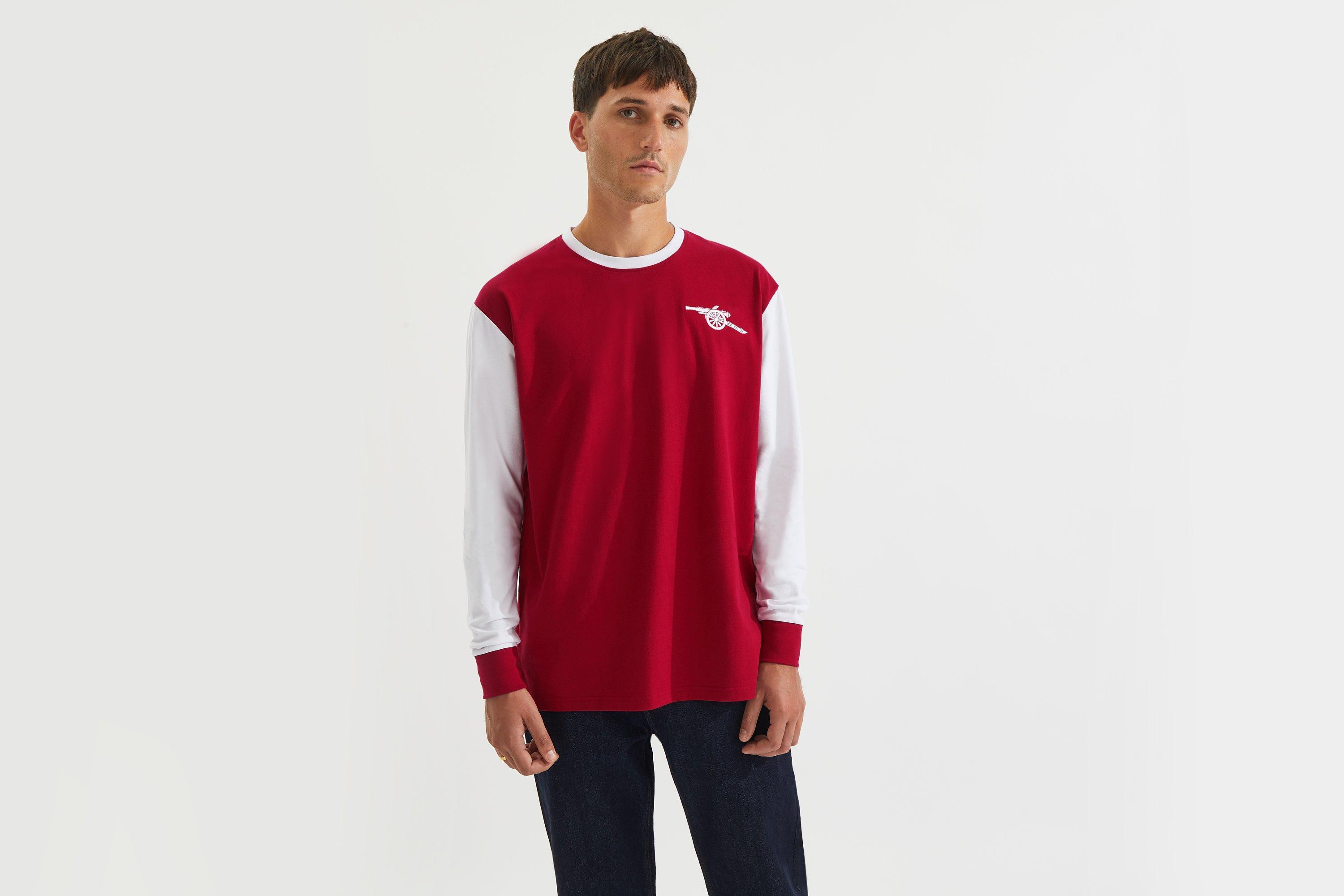 Arsenal Retro 1970s Long Sleeve Home Shirt | Official Online Store