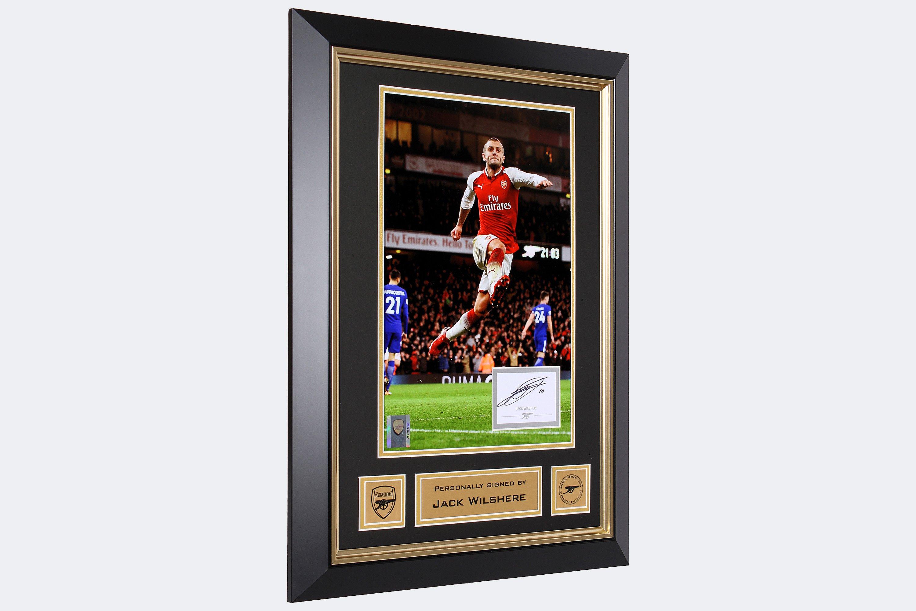 Arsenal Jack Wilshere Framed Signed Print | Official Online Store