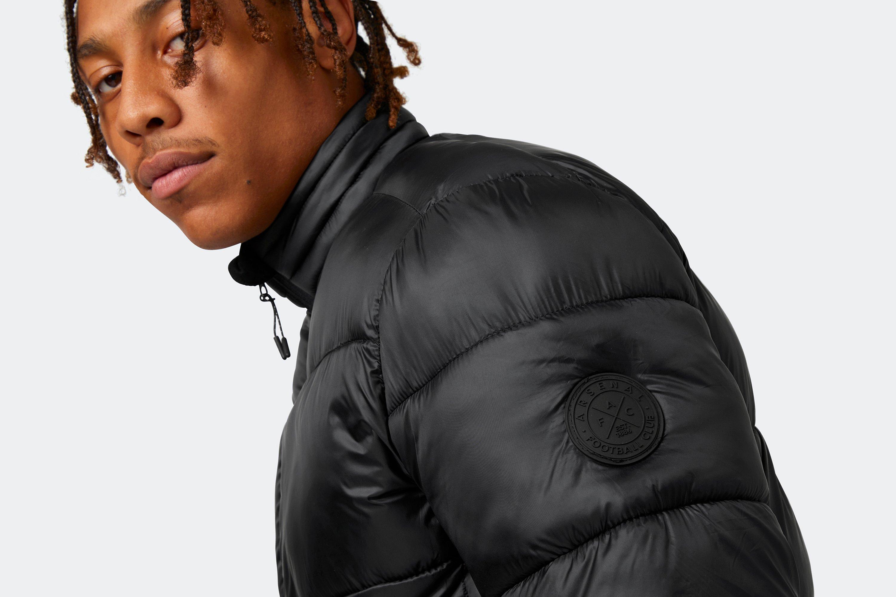 Arsenal Since 1886 Black Padded Jacket | Official Online Store