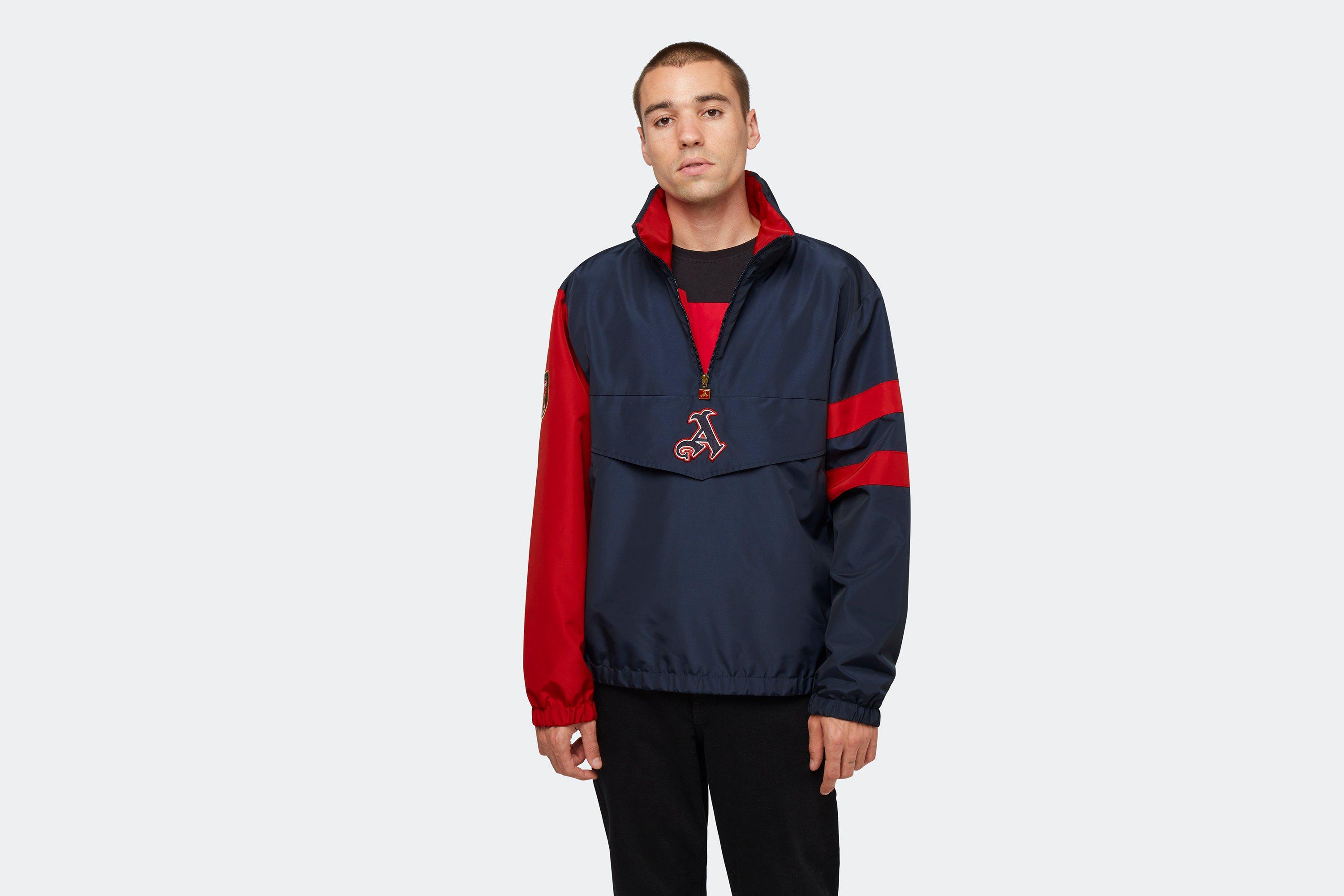 Arsenal Retro Crest 1/4 Zip Windbreaker | Official Online Store