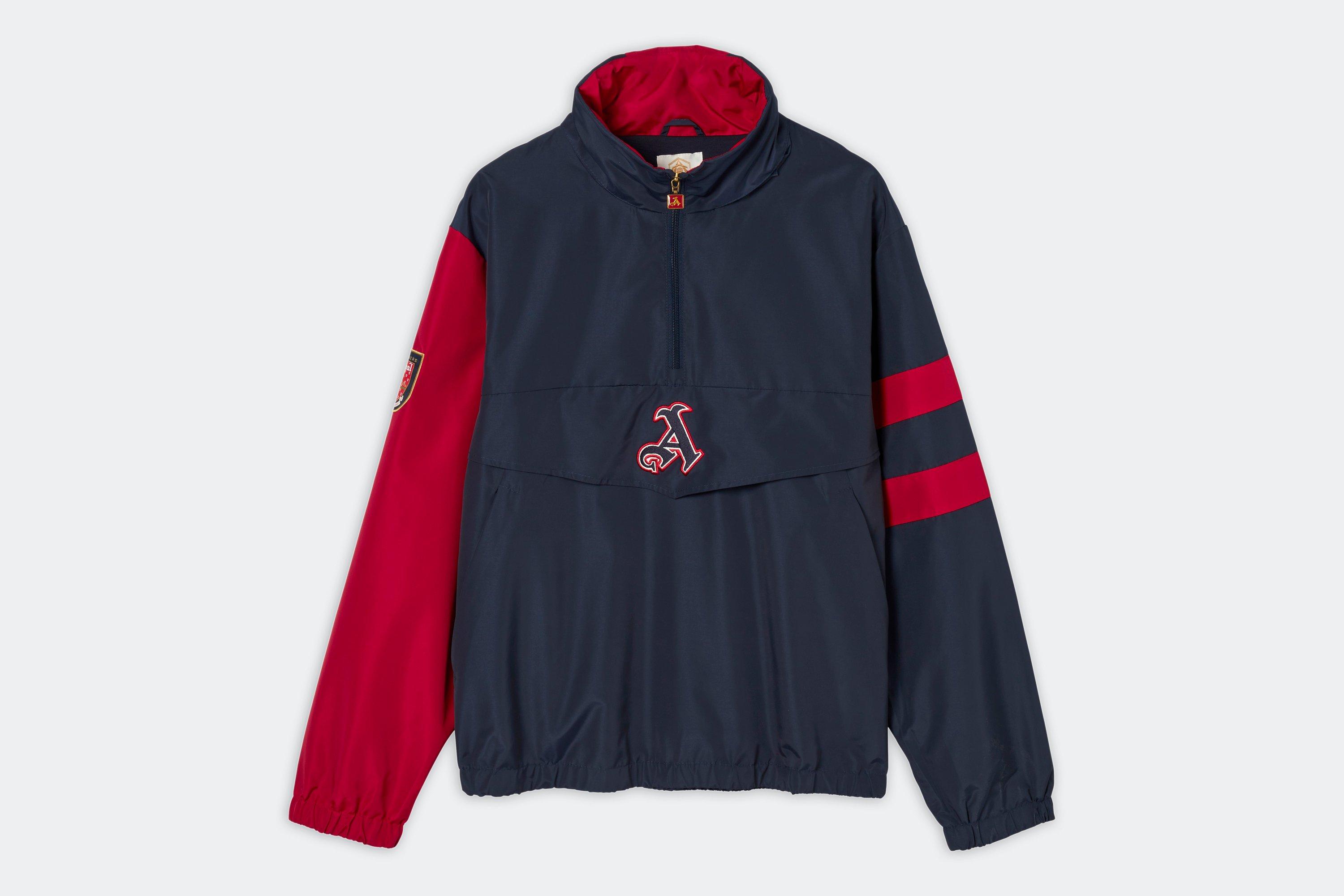 Arsenal Retro Collectionナイロンジャケット XL Arsenal Retro Crest 1/4 Zip Windbreaker | Official Online Store