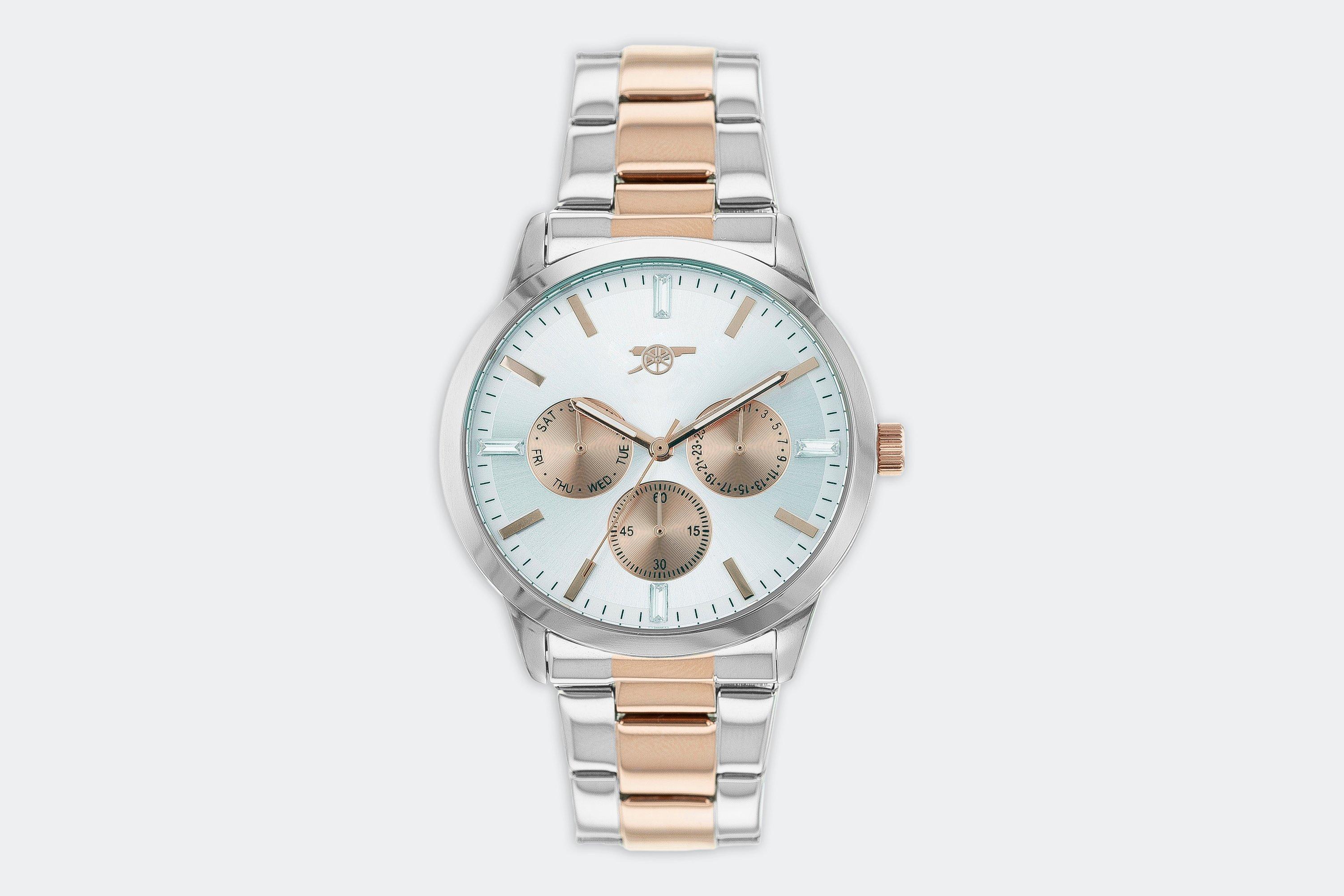 Arsenal Rose Gold and Stainless Steel Watch |Official Online Store