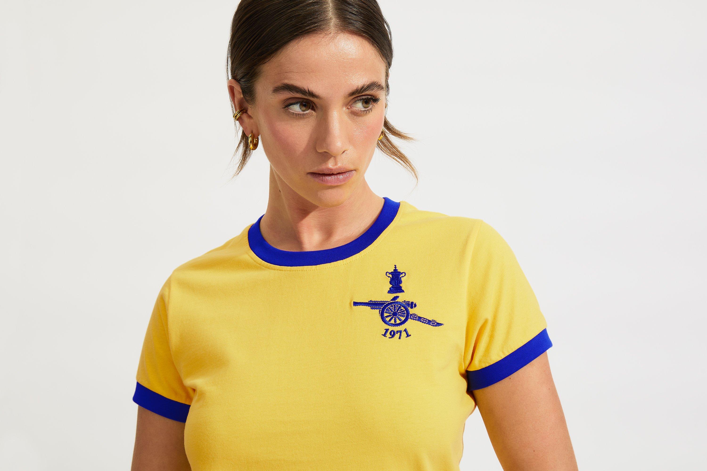 Arsenal Womens Retro 1971 FA Cup Away Shirt | Official Online Store