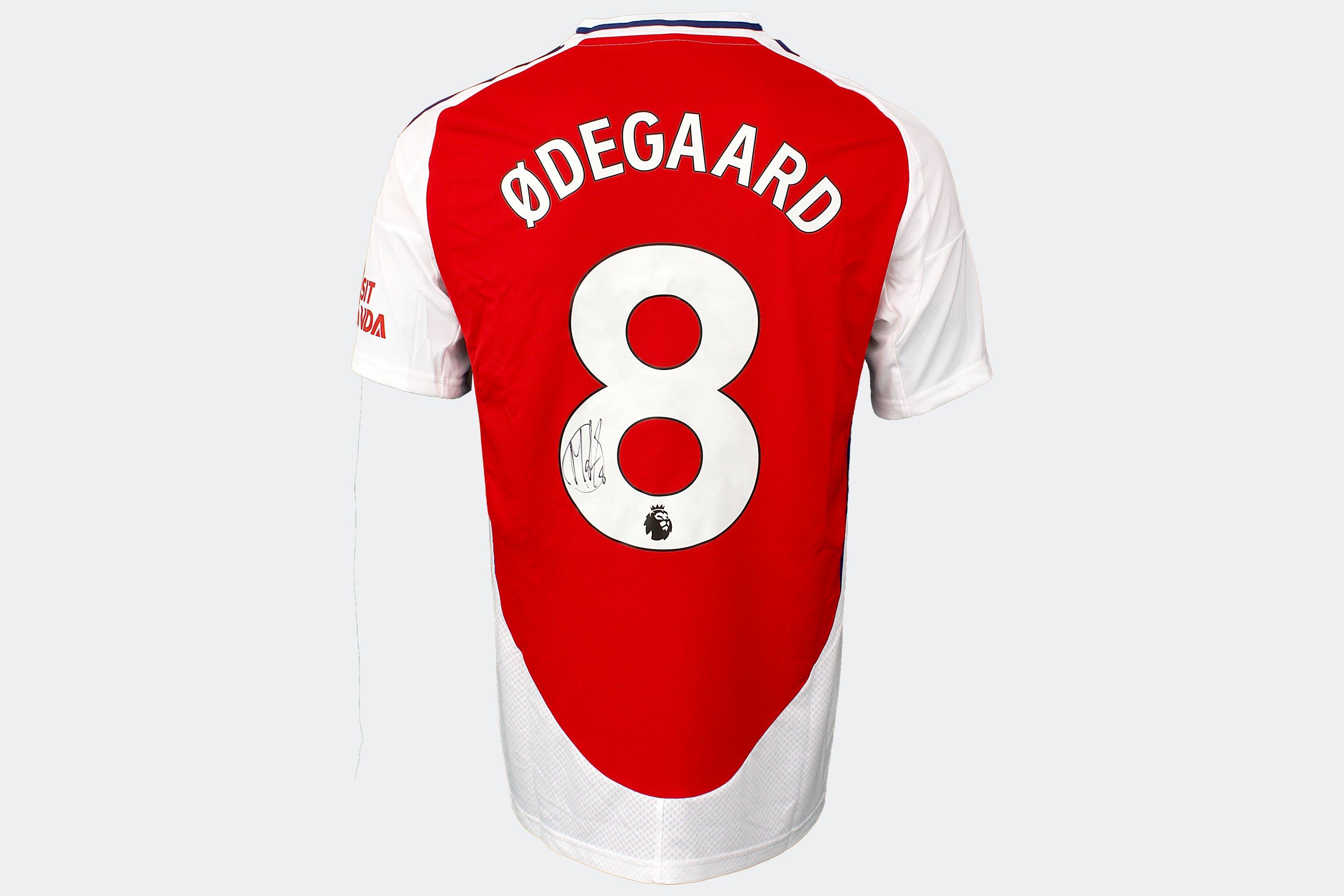 Arsenal 24/25 Home Boxed Signed Shirt ODEGAARD | Official Online Store