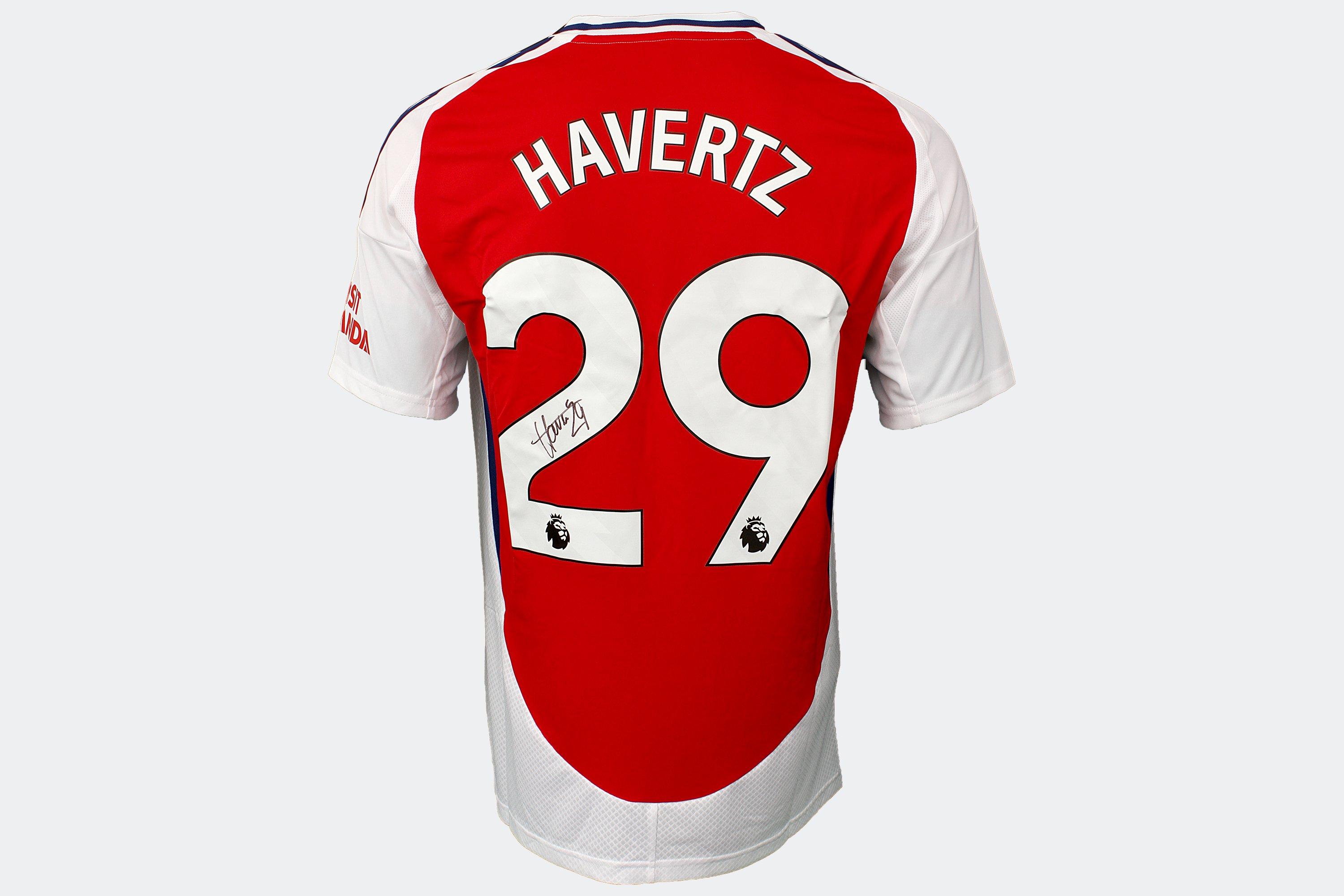 Arsenal 24/25 Home Boxed Signed Shirt HAVERTZ | Official Online Store