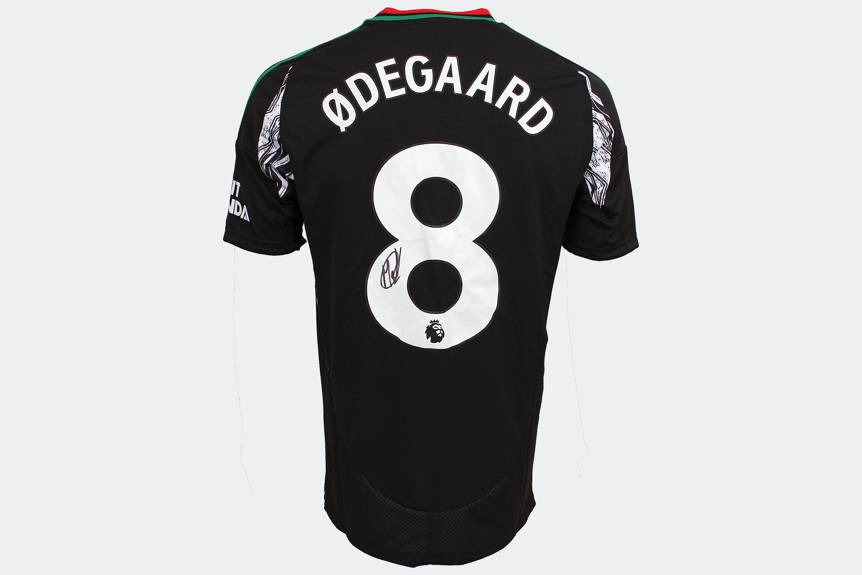 Arsenal 24/25 Away Boxed Signed Shirt ODEGAARD | Official Online Store