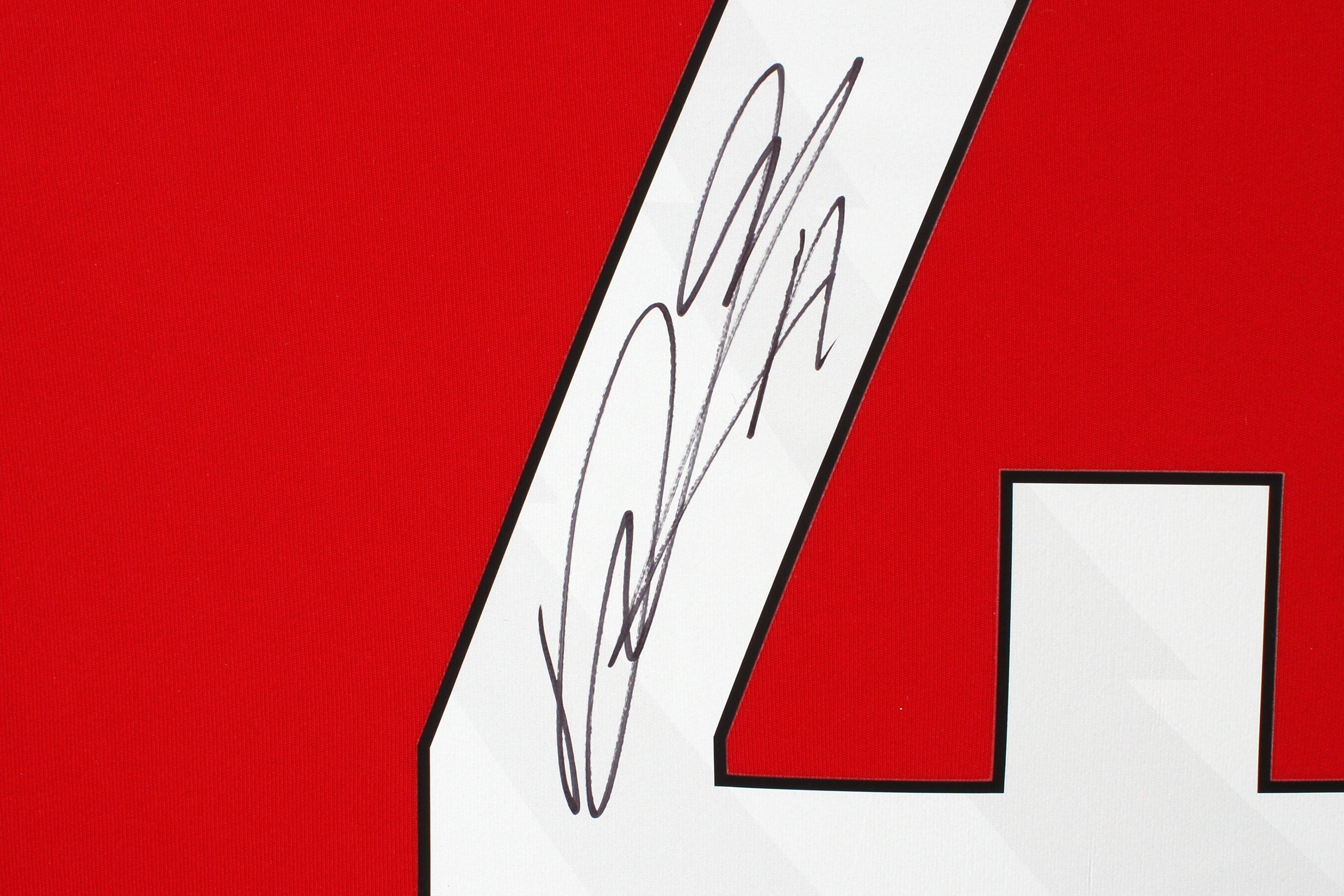 Arsenal 24/25 Home Framed Signed Shirt RICE | Official Online Store