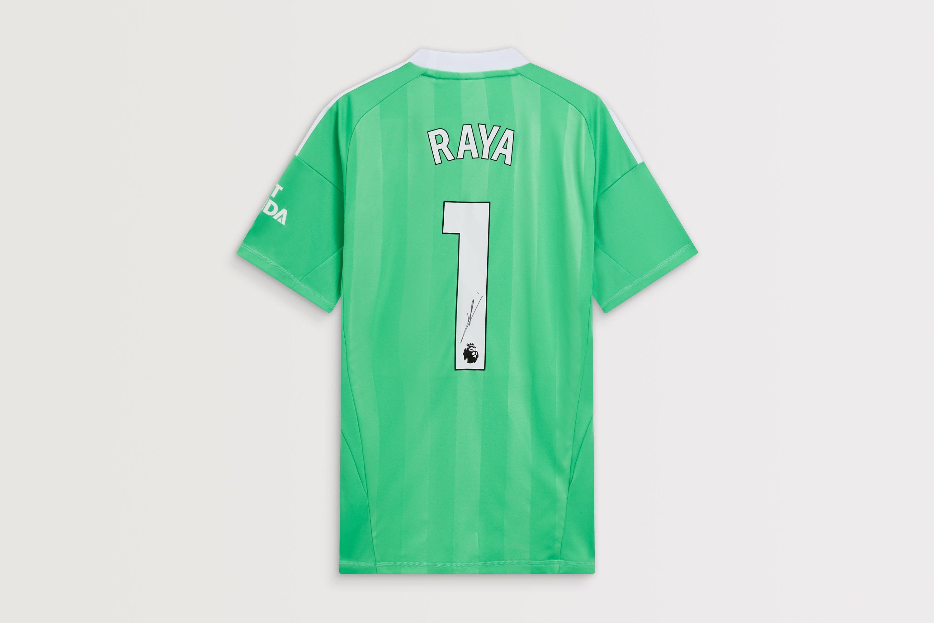 Arsenal 25/26 Third GK Boxed Signed Shirt RAYA | Official Online Store