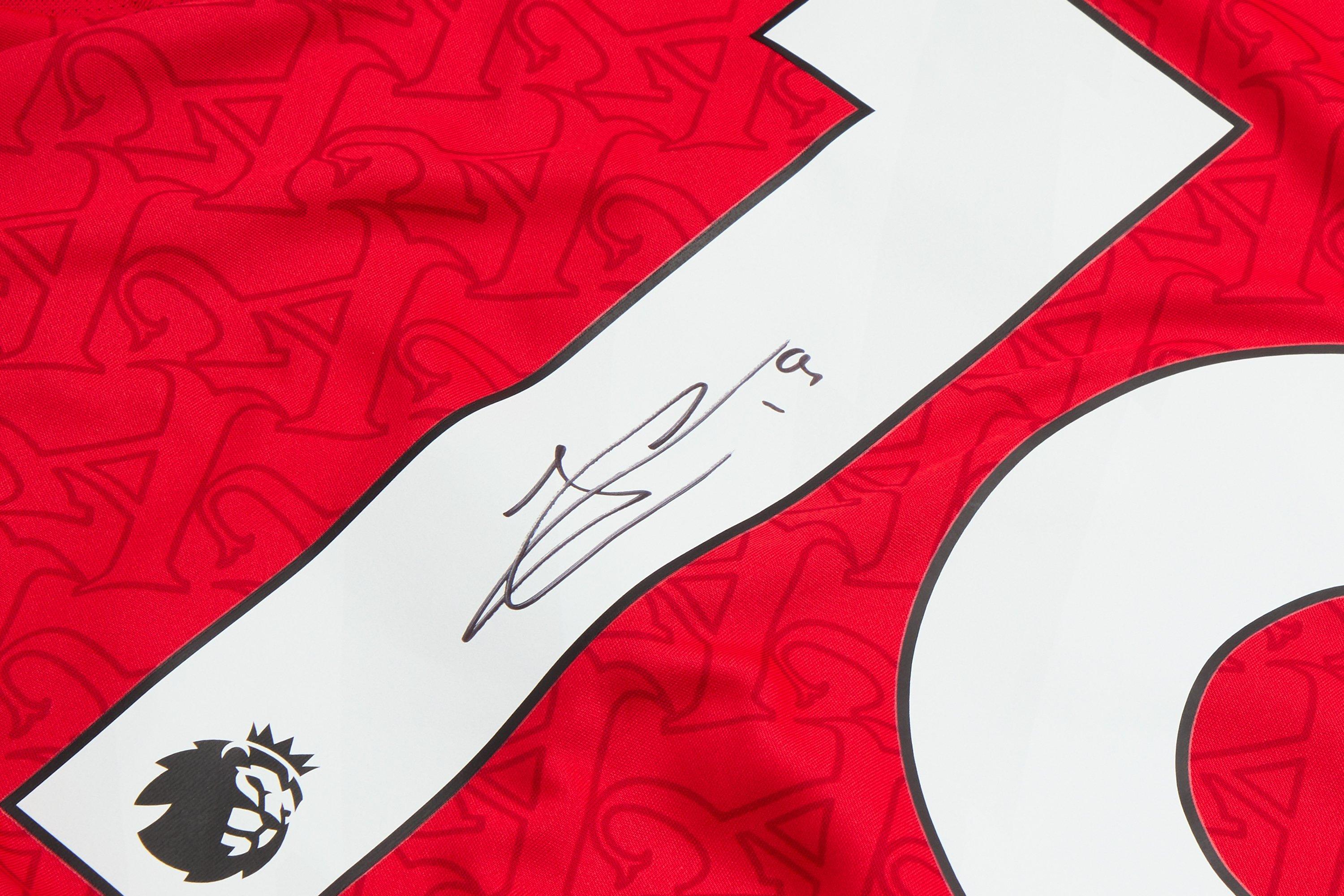 Arsenal 25/26 Home Boxed Signed Shirt TROSSARD | Official Online Store