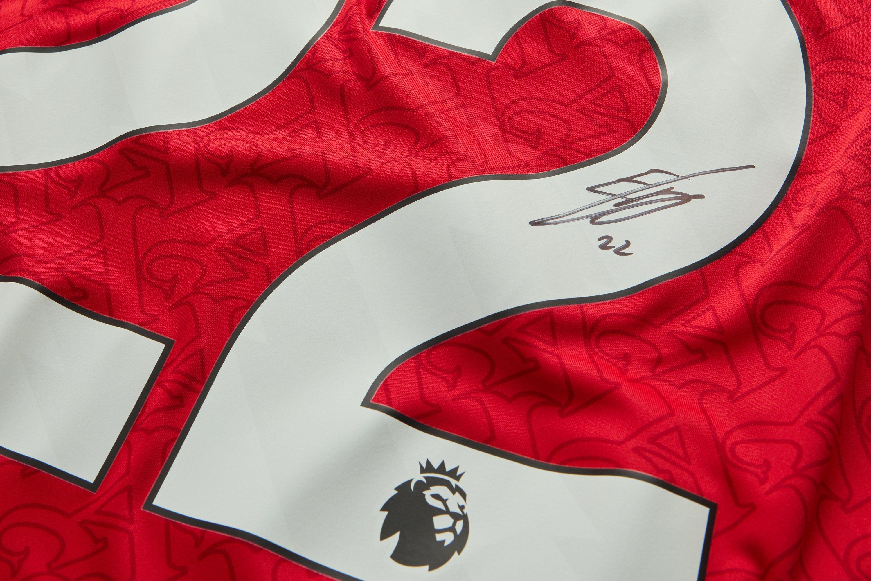 Arsenal 25/26 Home Boxed Signed Shirt NWANERI | Official Online Store