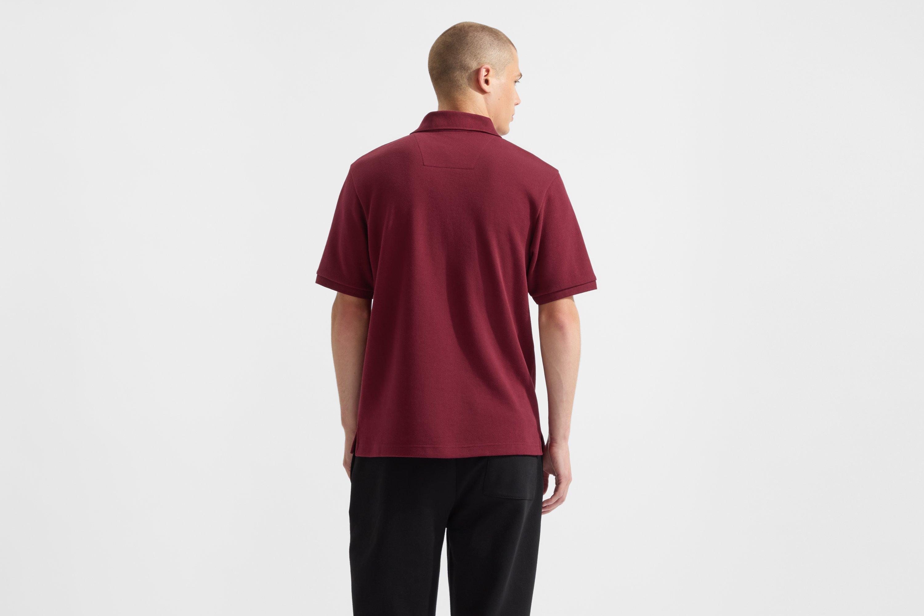 Arsenal Essentials Burgundy Polo Shirt | Official Online Store