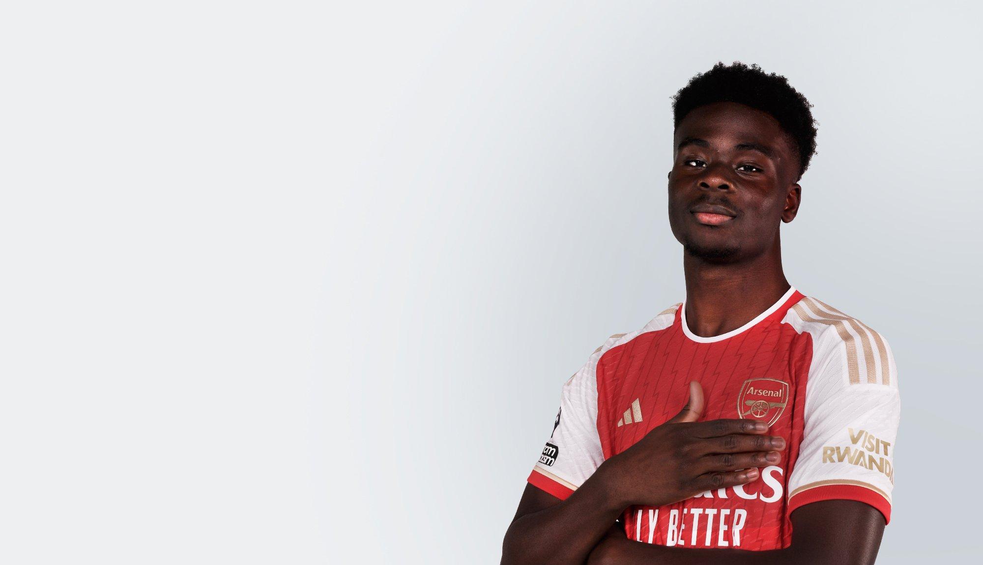 Bukayo Saka - Arsenal - Home Kit – The Official SoccerStarz Shop