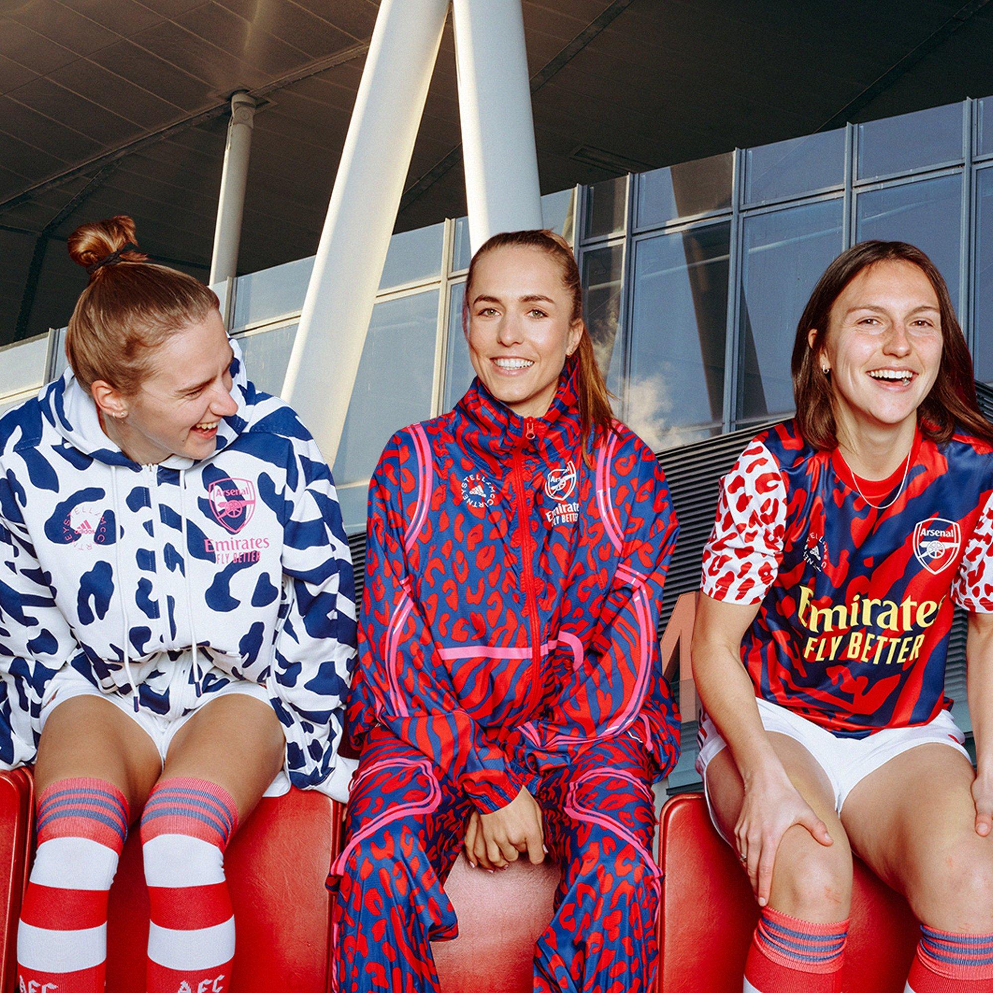 Stella McCartney designs leopard-print football kit for Arsenal