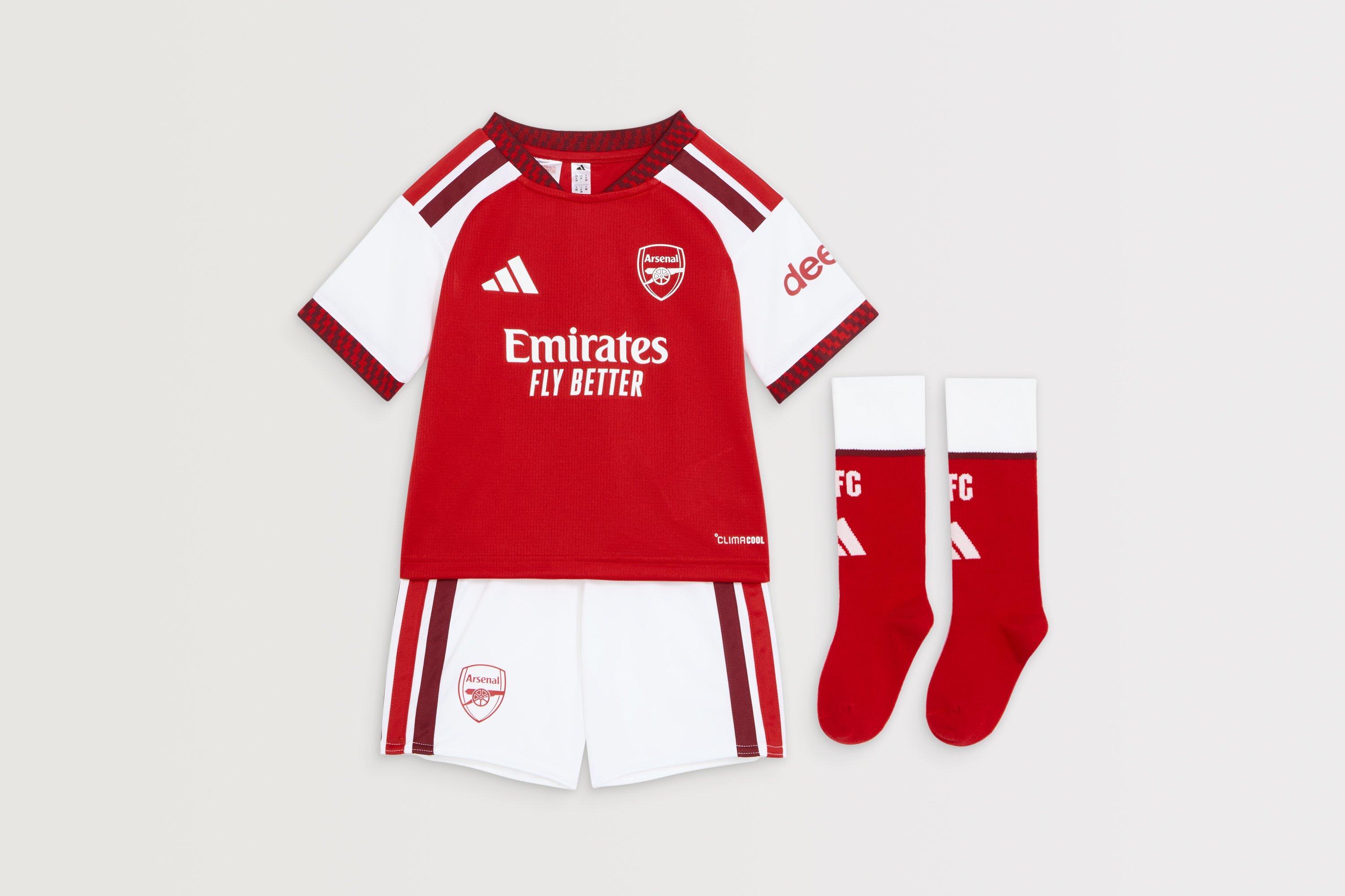 Arsenal adidas 26/27 Home Mini Kit