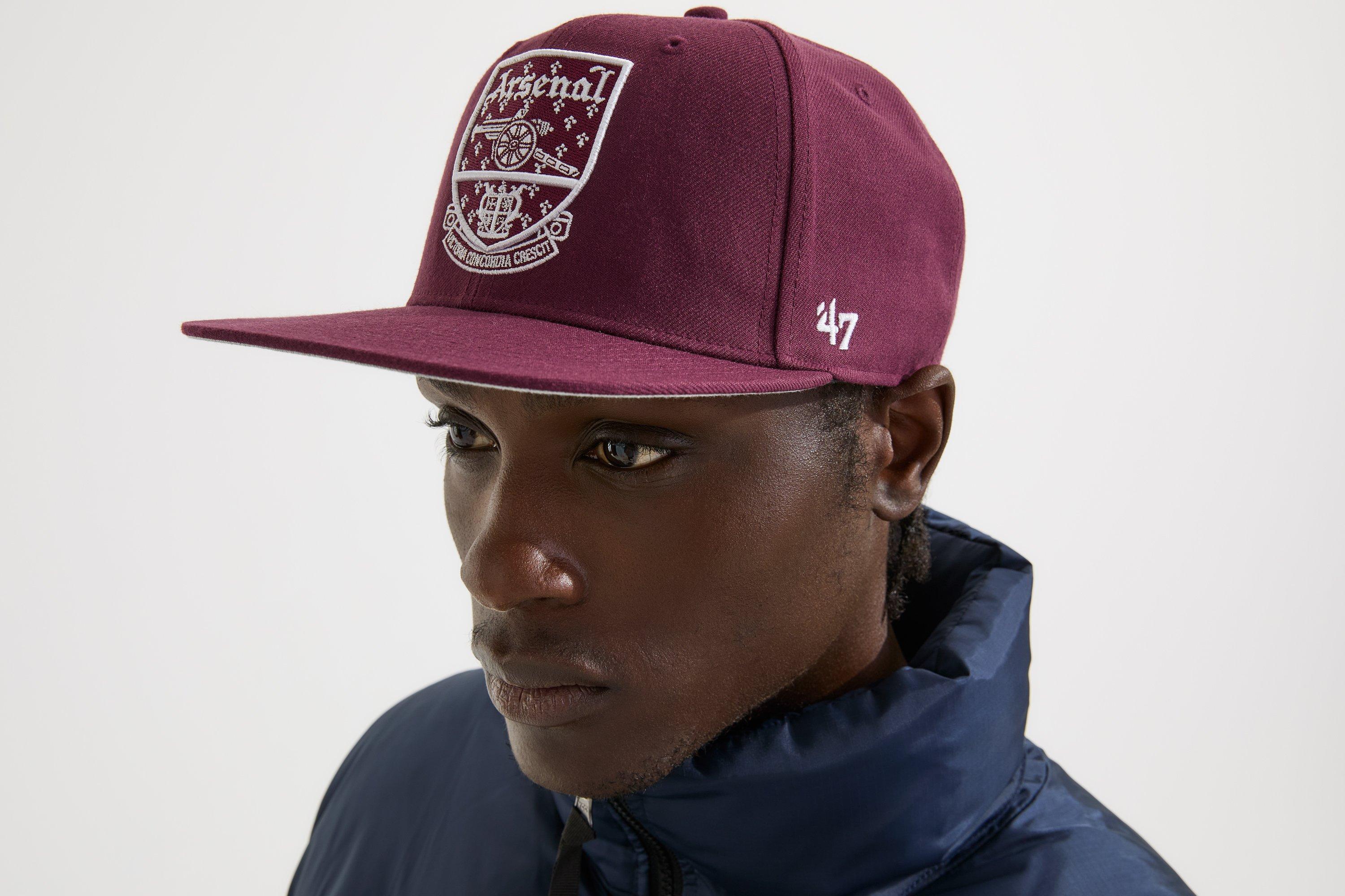 Arsenal 47 Burgundy Snapback Concordia Crest Cap | Official Online 