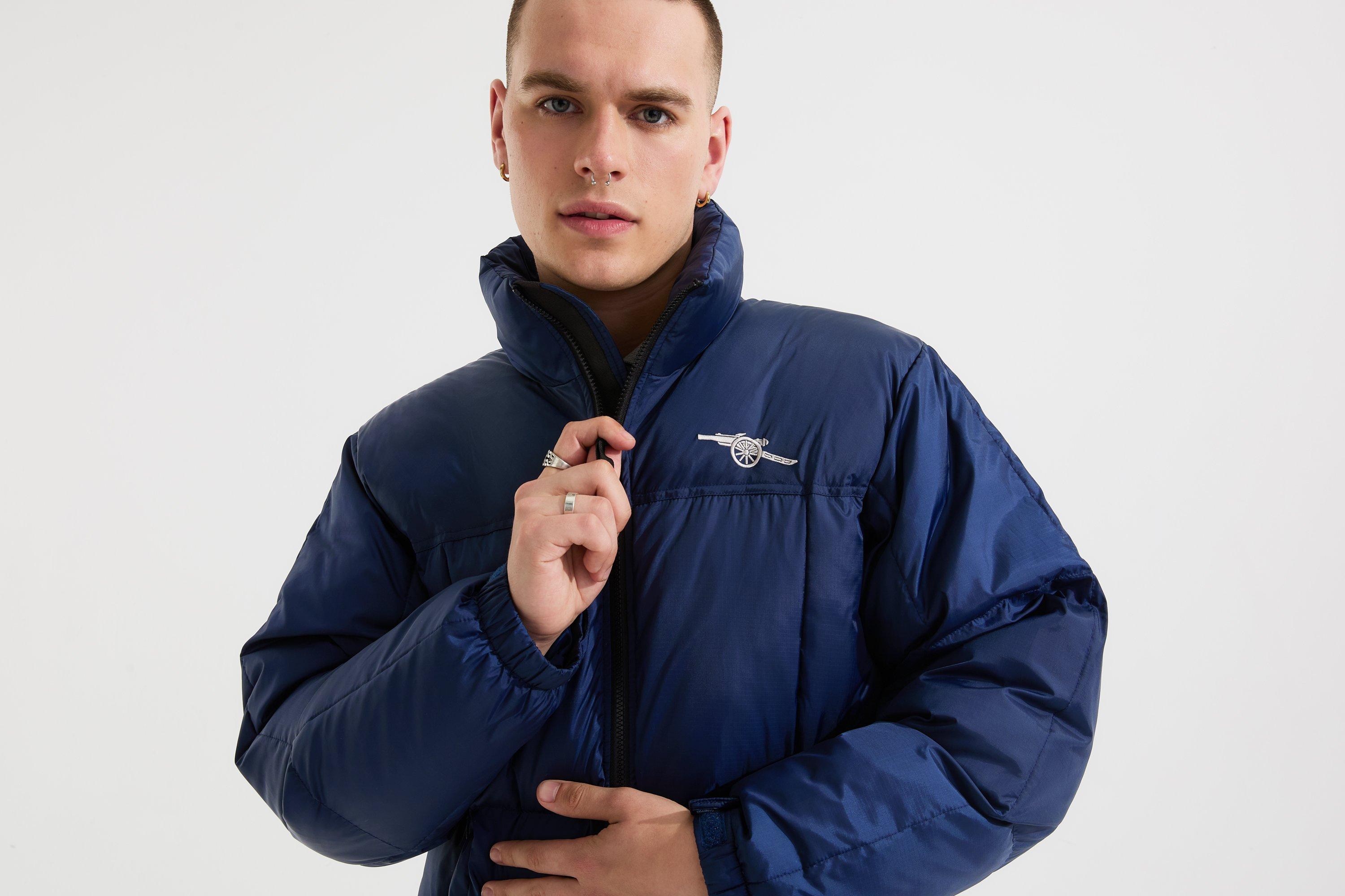 Arsenal Navy Cannon Puffer Jacket | Official Online Store